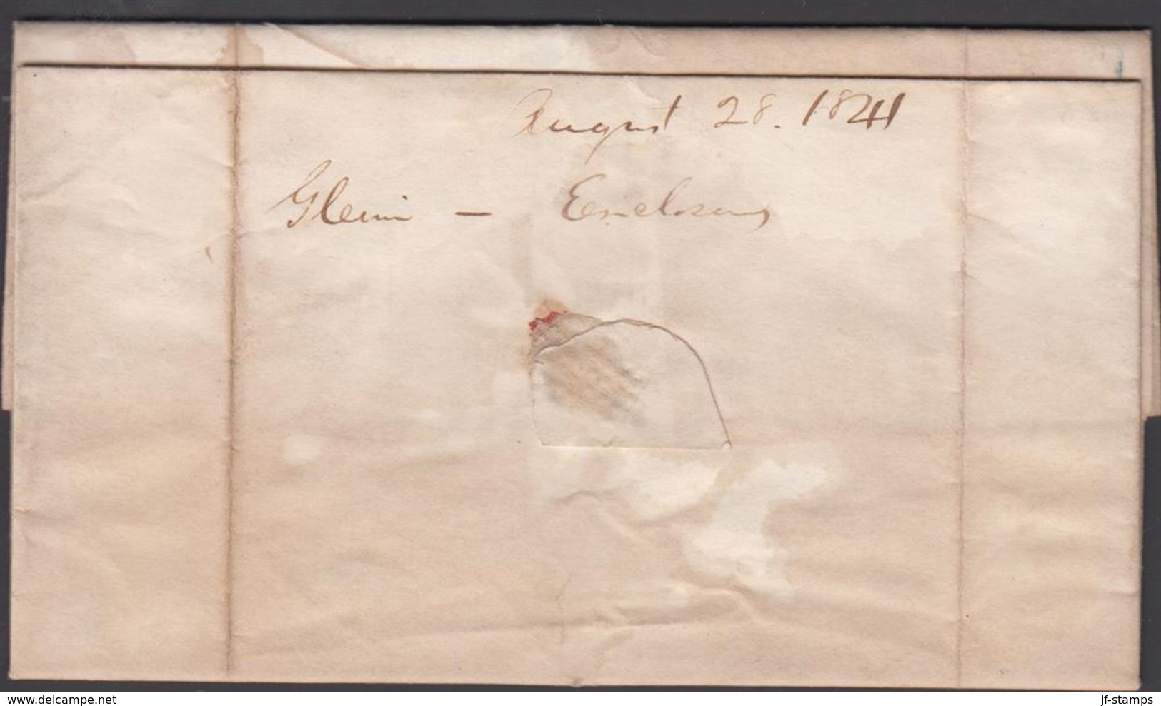 1841. LEBANON AUG 21 PENN. By Hand 40. Dated Lebanon Bank August 27 1841. To Columbia... () - JF301333 - …-1845 Vorphilatelie