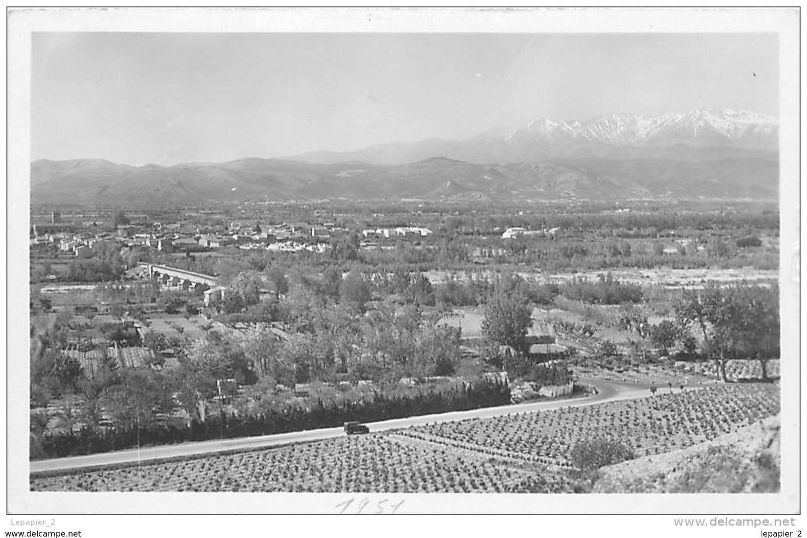 66 MILLAS Vue Générale Et Le Canigou CPSM PF Ed Narbo N°3 - Millas