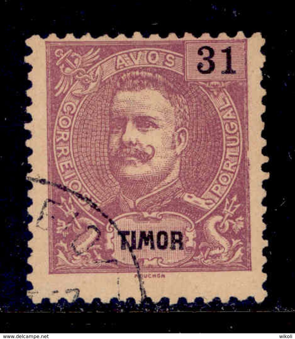 ! ! Timor - 1898 D. Carlos 31 A - Af. 71 - Used - Timor