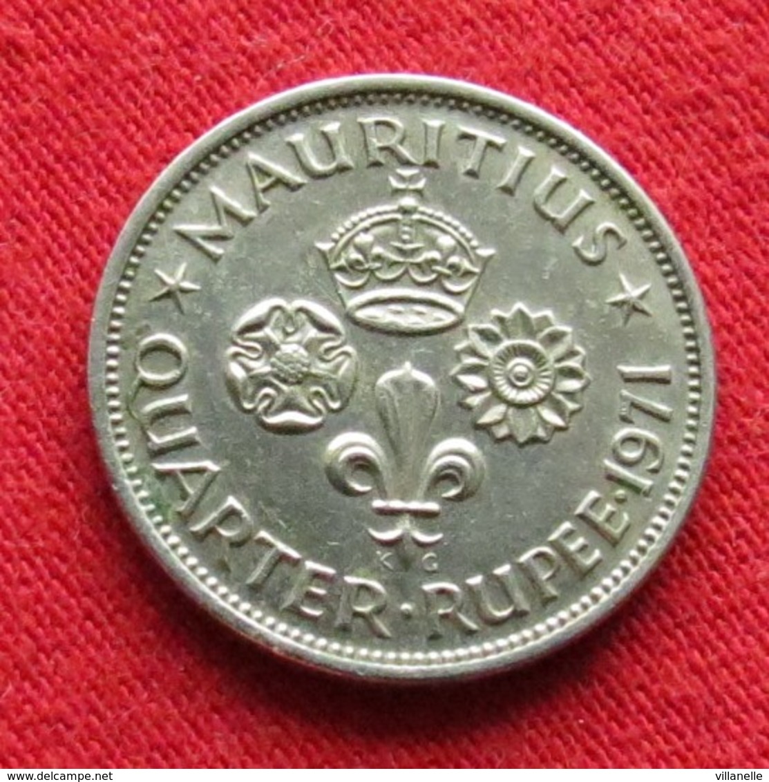 Mauritius 1/4 Quarter Rupee 1971 KM# 36  Lt 154   Mauricia Maurice - Maurice