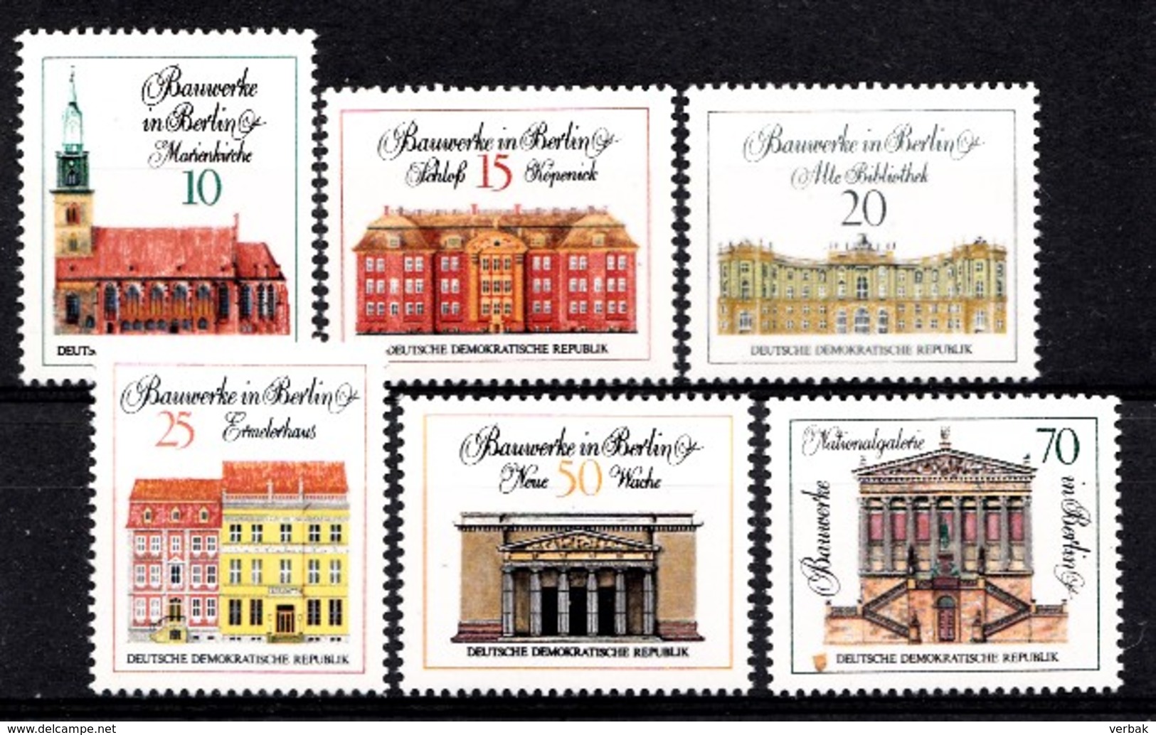 Allemagne 1971  Mi.nr.:1661-1666 Bauwerke In Berlin  Neuf Sans Charniere /MNH / Postfris - Neufs