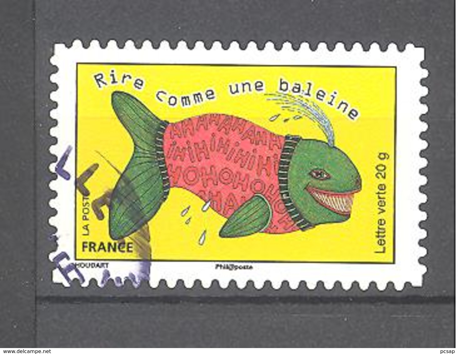 France Autoadhésif Oblitéré N°1165 (Sourires : Prendre Le Taureau Par Les Cornes) (cachet Rond) - Used Stamps