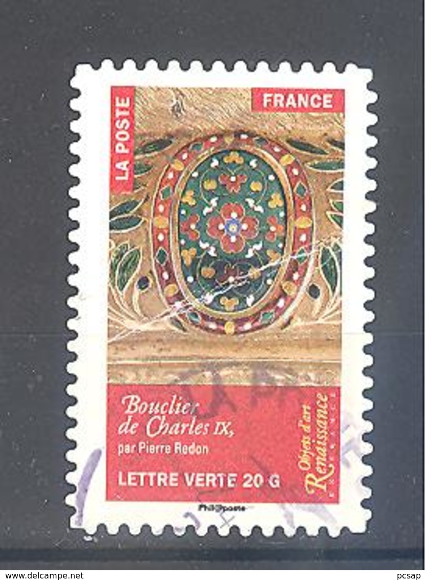 France Autoadhésif Oblitéré N°1014 (Objets D'art, Renaissance En France) (cachet Rond) - Oblitérés