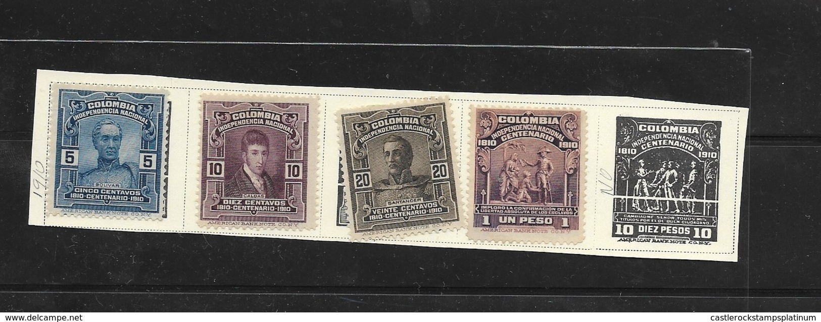 O) 1910 COLOMBIA, COLOMBIAN INDEPENDENCE- IMPLORE THE CONFIRMATION OF THE ABSOLUTE FREEDOM OF SLAVES SC 337  -BOLIVAR SC - Colombia