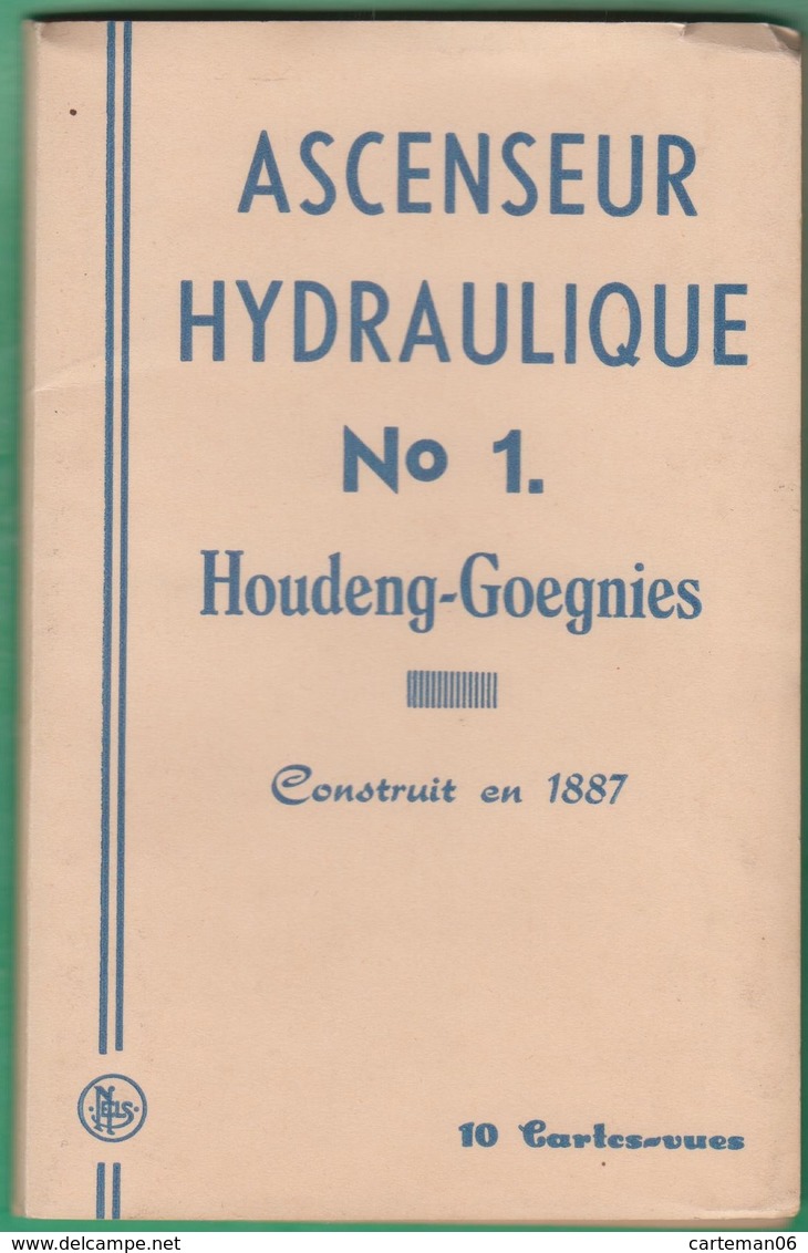 Belgique - Houdeng Goegnies - Carnet Complet De 10 Cartes - Ascenseur Hydraulique - La Louvière