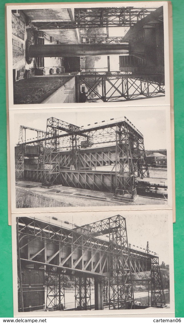 Belgique - Houdeng Goegnies - Carnet Complet De 10 Cartes - Ascenseur Hydraulique - La Louvière