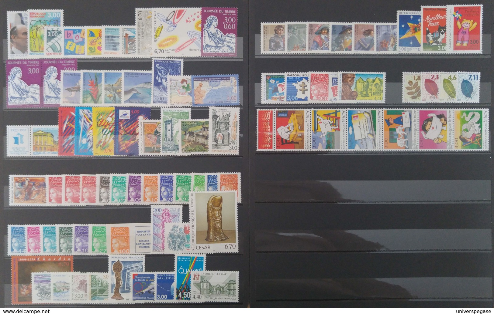 Lot De Timbres De France Neufs** - Année 1997 - Sous Faciale - 1990-1999