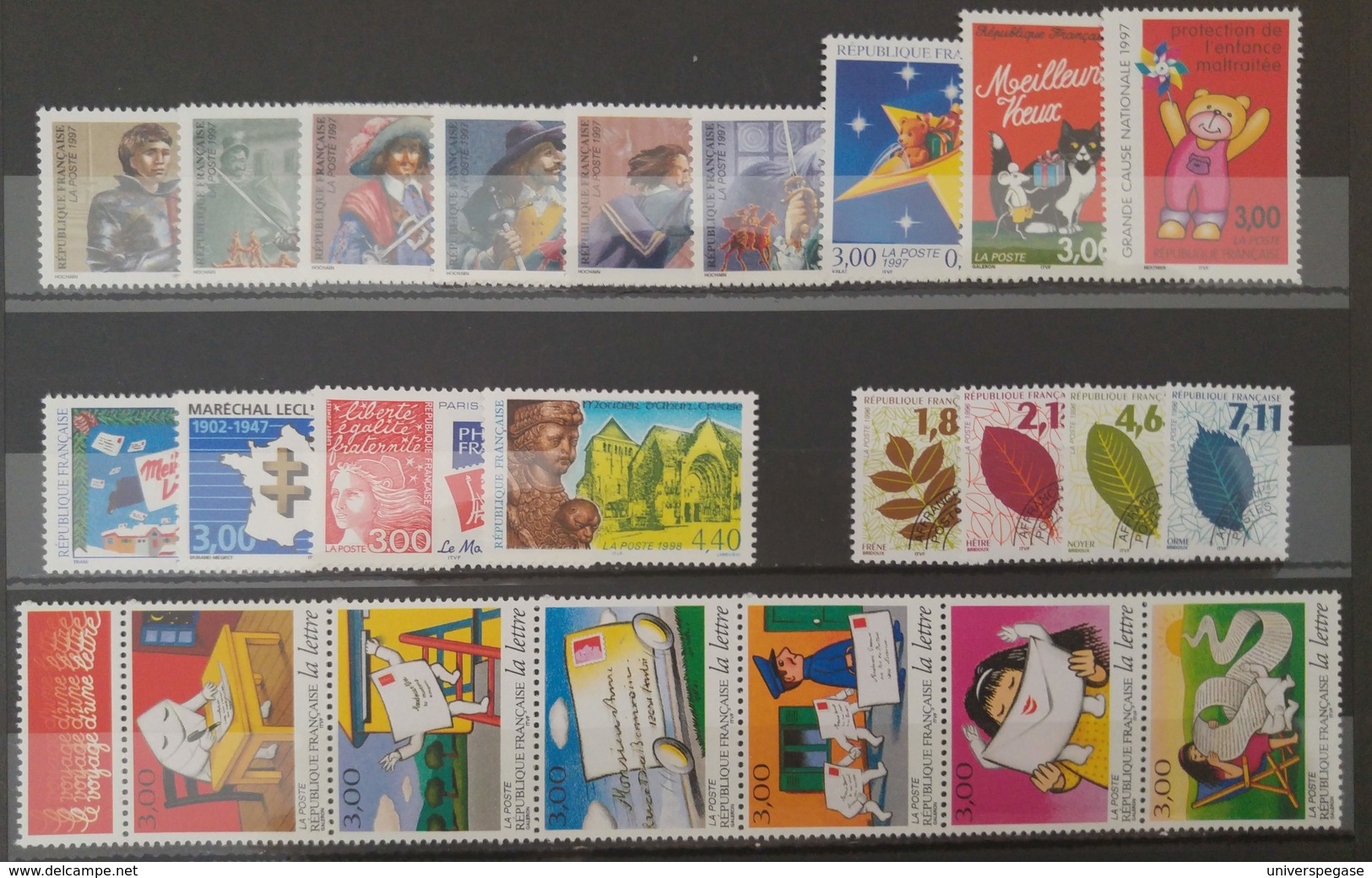 Lot De Timbres De France Neufs** - Année 1997 - Sous Faciale - 1990-1999