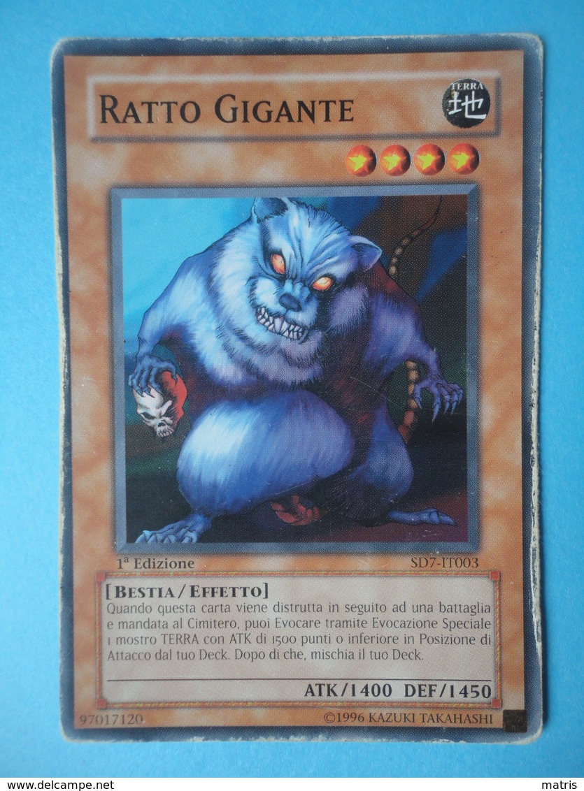 Ratto Gigante - Serie STRUCTURE DECK FORTEZZA INVINCIBILE - 2006 - SD7 IT003 - Yu-Gi-Oh