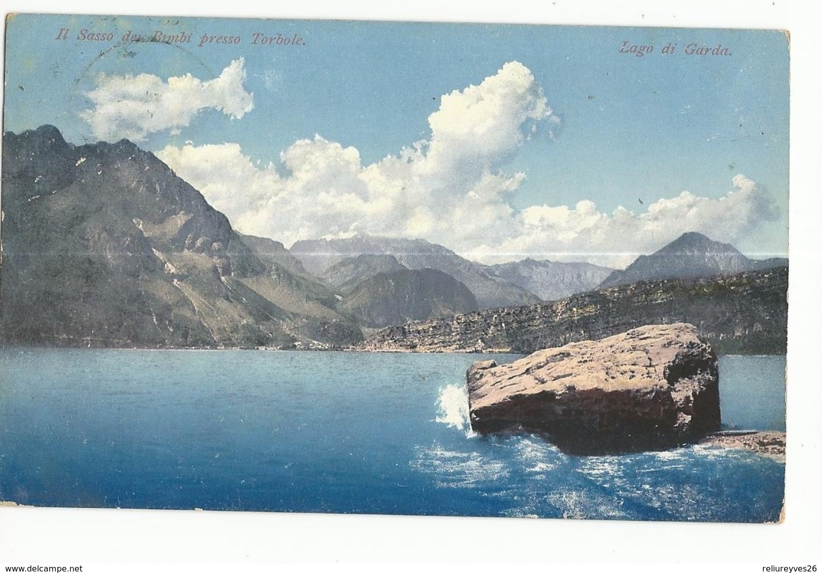 CPSM, Italie, N° 9243, Il Sasso Dei Bunbi Presso Torbole - Lago Di Garda , Ed. Bozen - Altri & Non Classificati