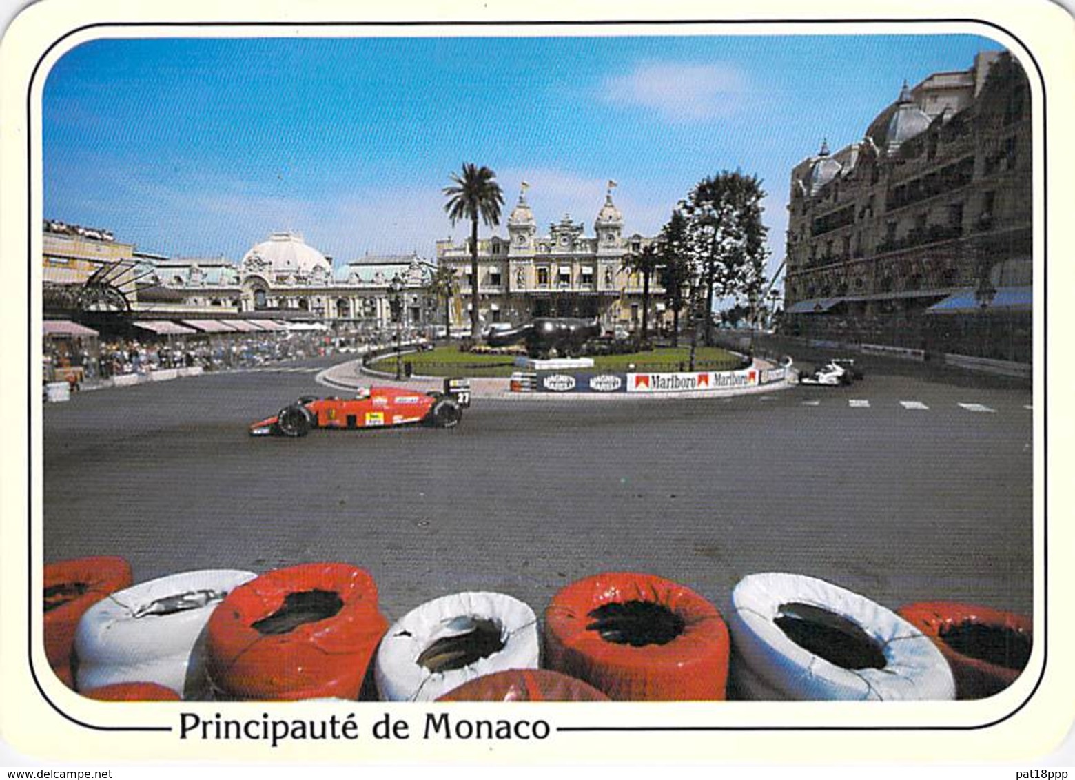 ** Lot De 2 Cartes ** SPORT AUTOMOBILES Rallyes - GRAND PRIX De MONACO Montée Av. D'Ostende Et Place Du Casino CPM GF - Rallyes