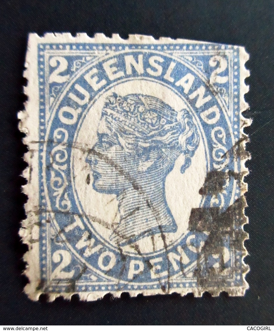1895 Queensland Yt 79 Queen Victoria Oblitéré Used - Oblitérés