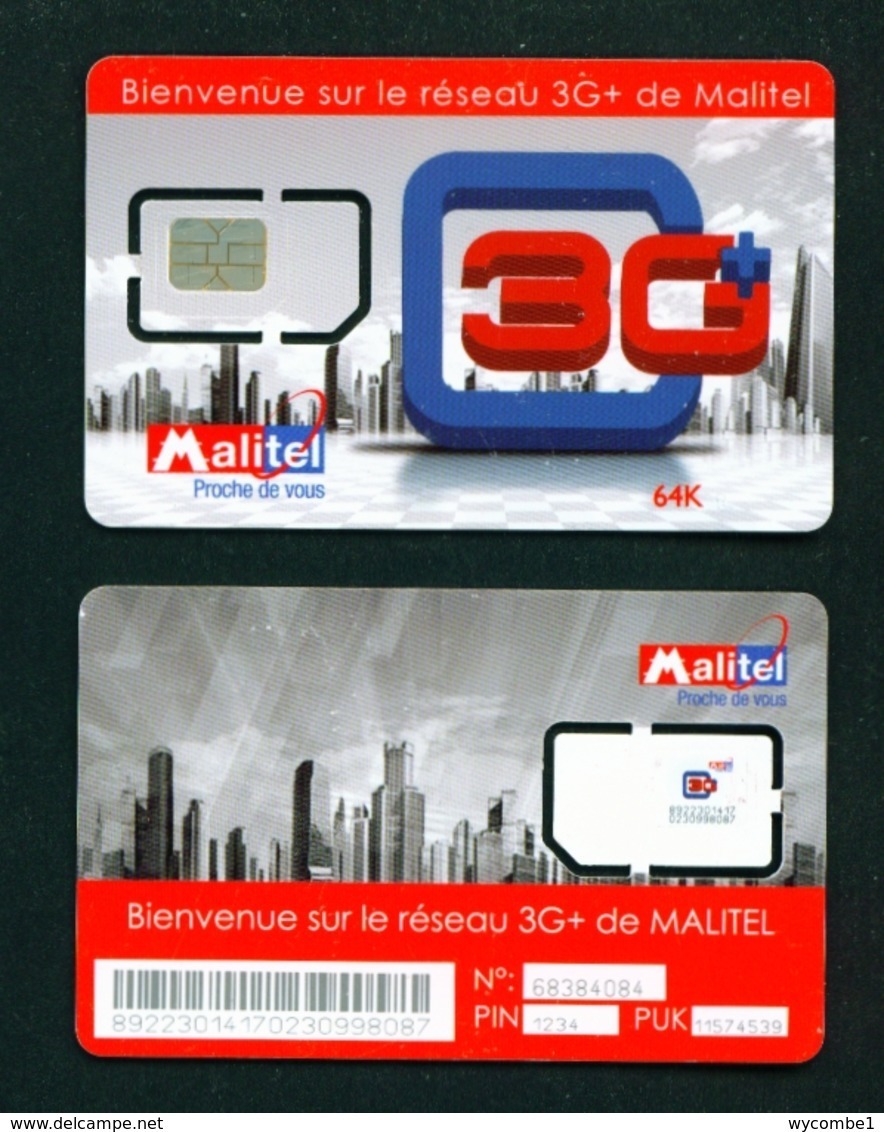 MALI - Mint/Unused SIM Card With Intact Chip - Malitel - Mali