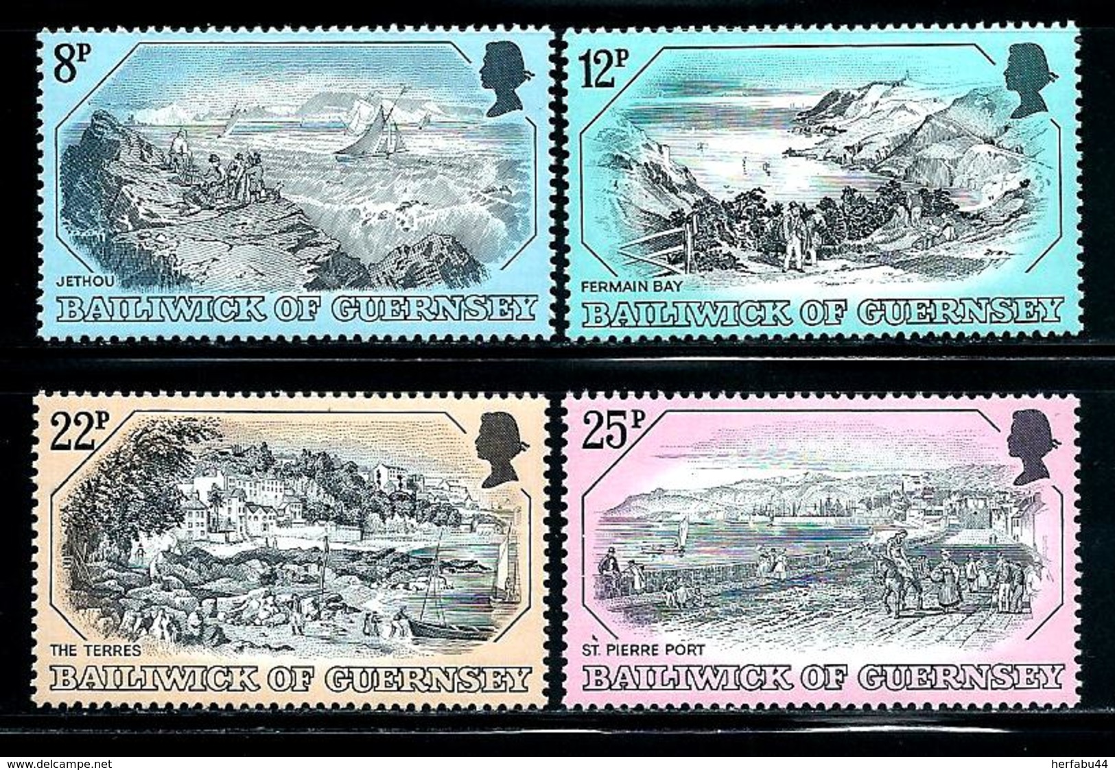 Gurensey    "Print"     Set    SC# 236-39  MNH - Guernsey