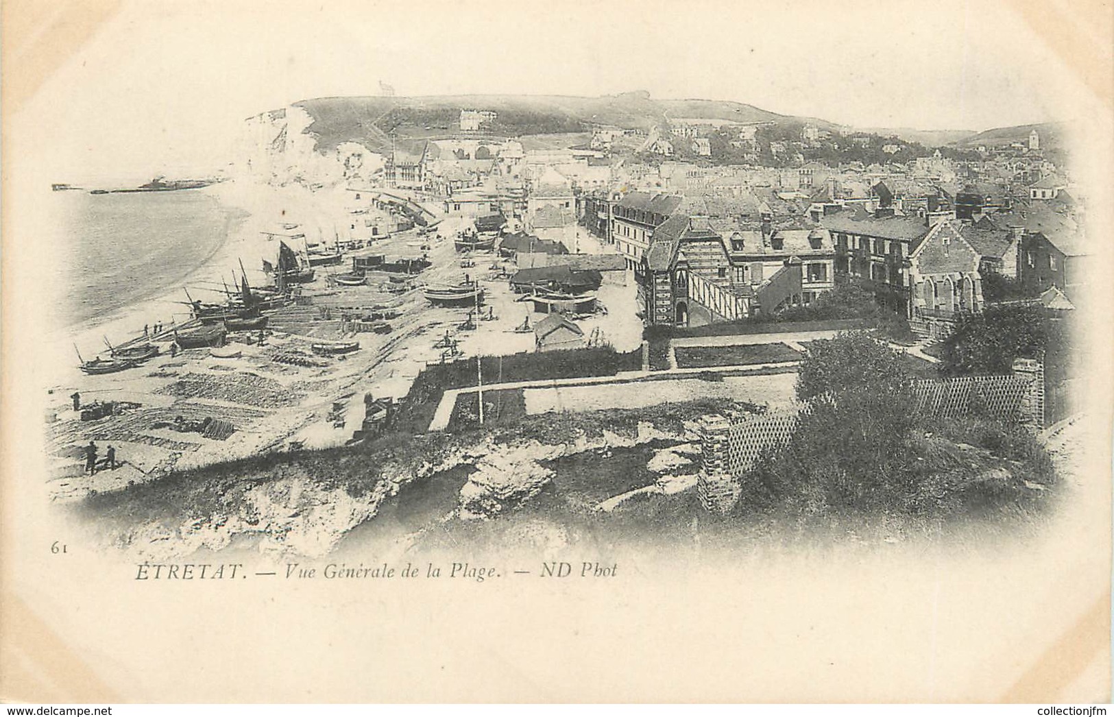 / CPA FRANCE 76 "Etretat, Vue Générale De La Plage" - Etretat