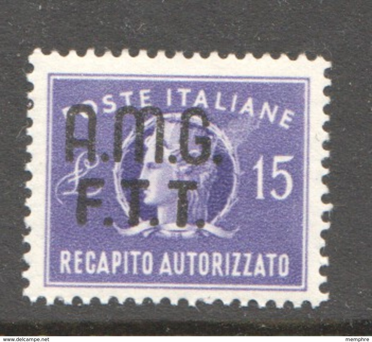 1949  Recapito Autorizzato  Sass 3  * - Colis Postaux/concession