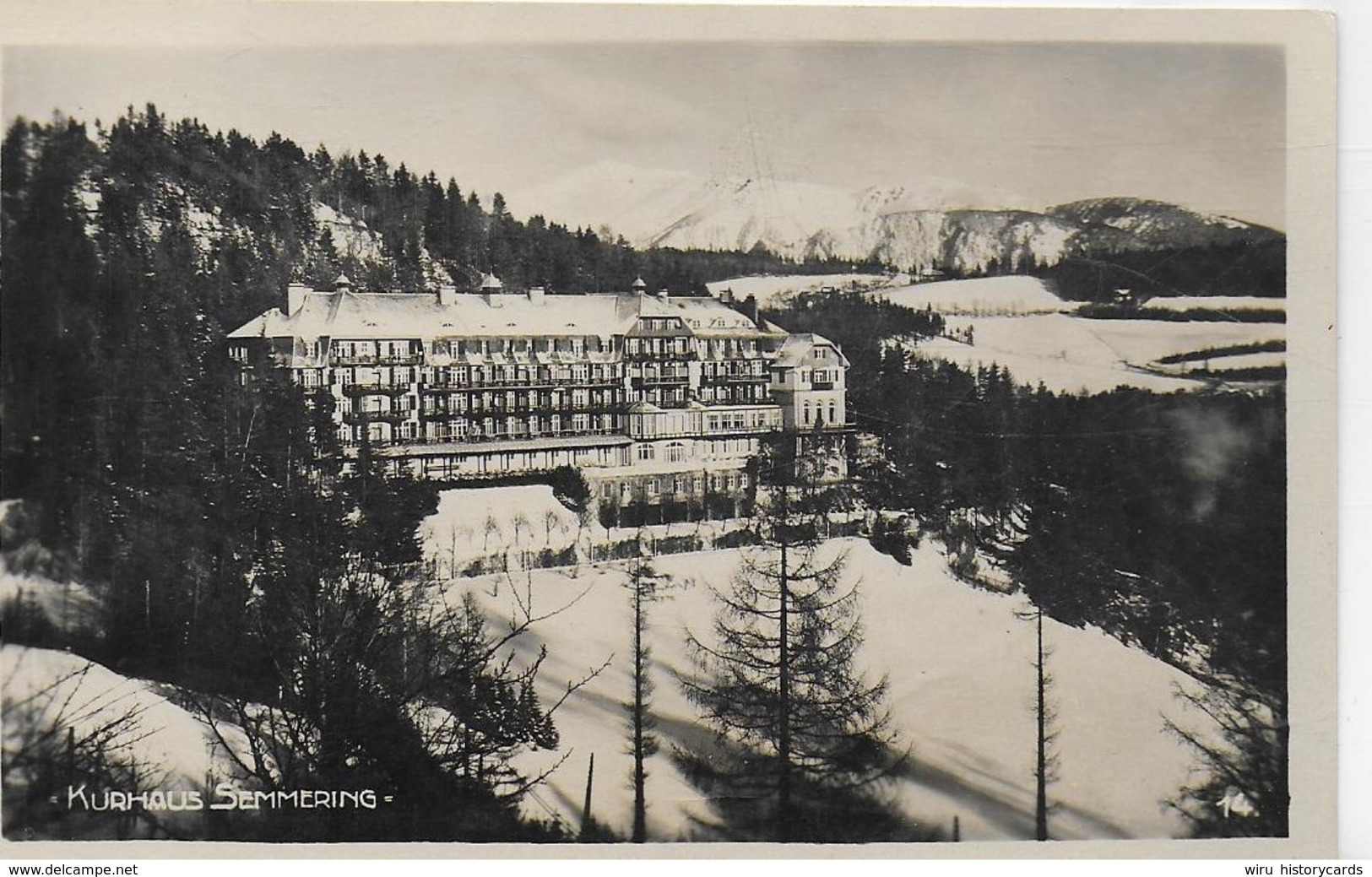 AK 0113  Semmering - Kurhaus Um 1944 - Semmering