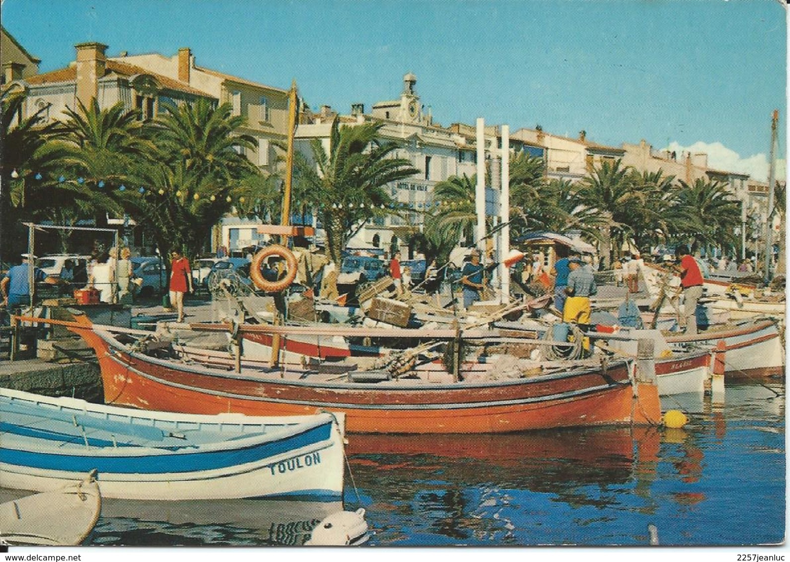 CPM 83 - Sanary Le Port Et L'Hôtel De Ville. - Sanary-sur-Mer