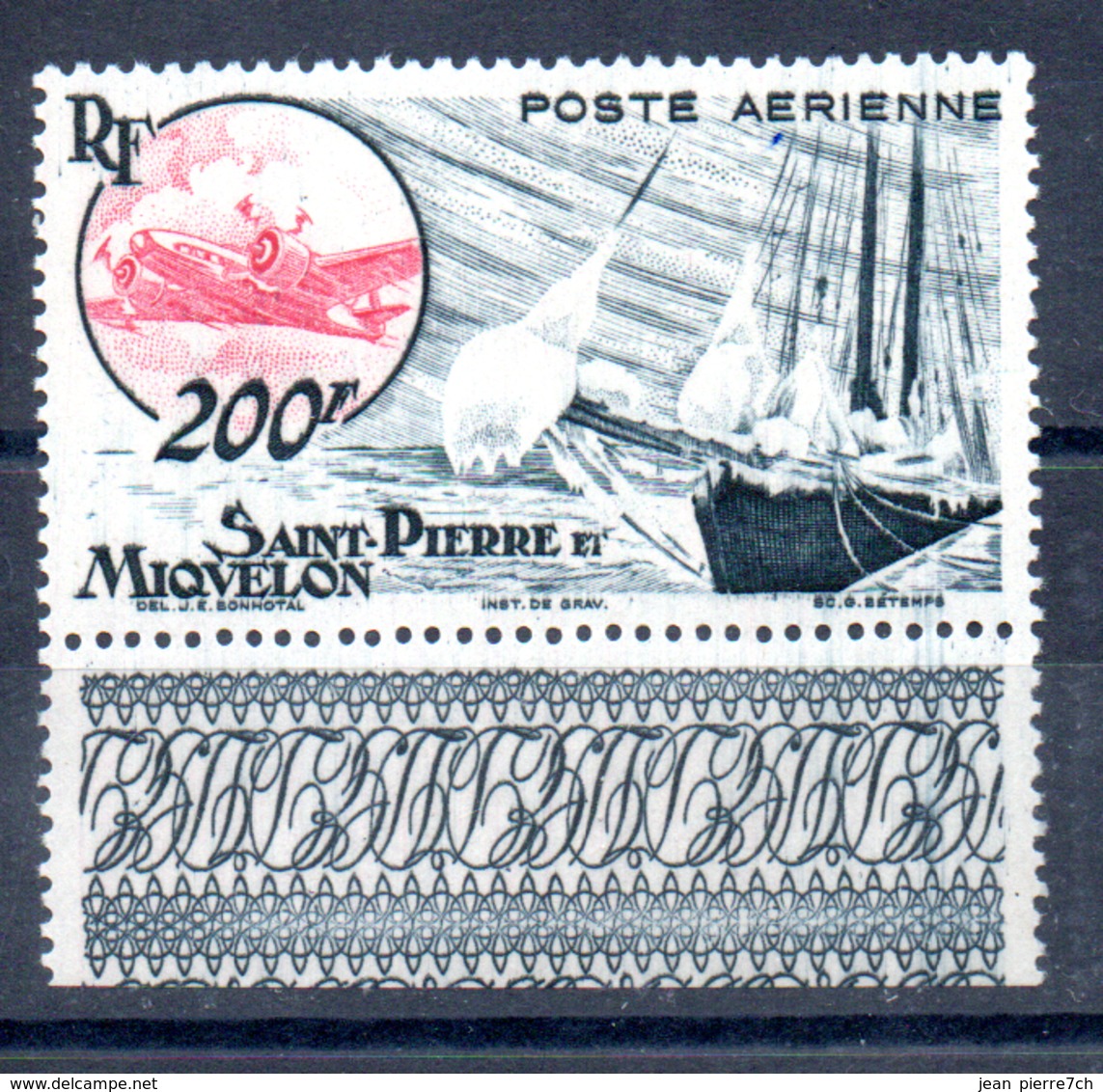 Saint-Pierre Miquelon Luftpost Y&T PA 20** - Ungebraucht