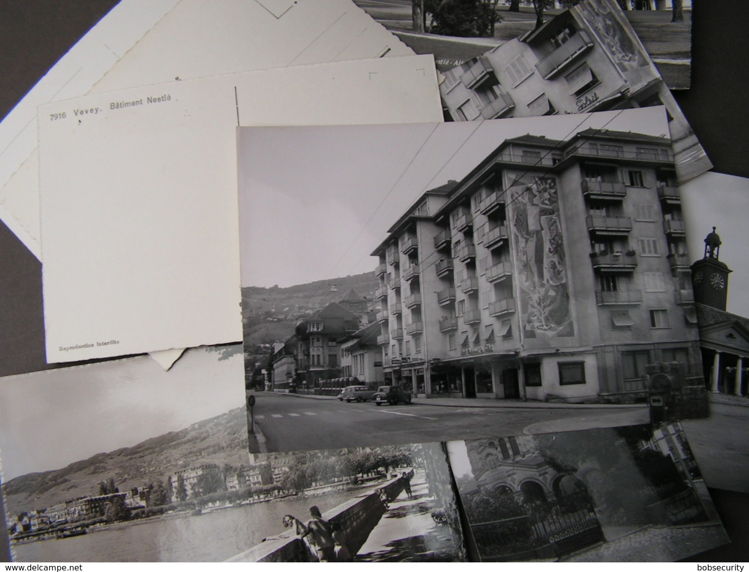 Vevey Und  .. Umgebung   ..kl., Lot Fotos Und Karten  Ca. 1958 - Otros & Sin Clasificación