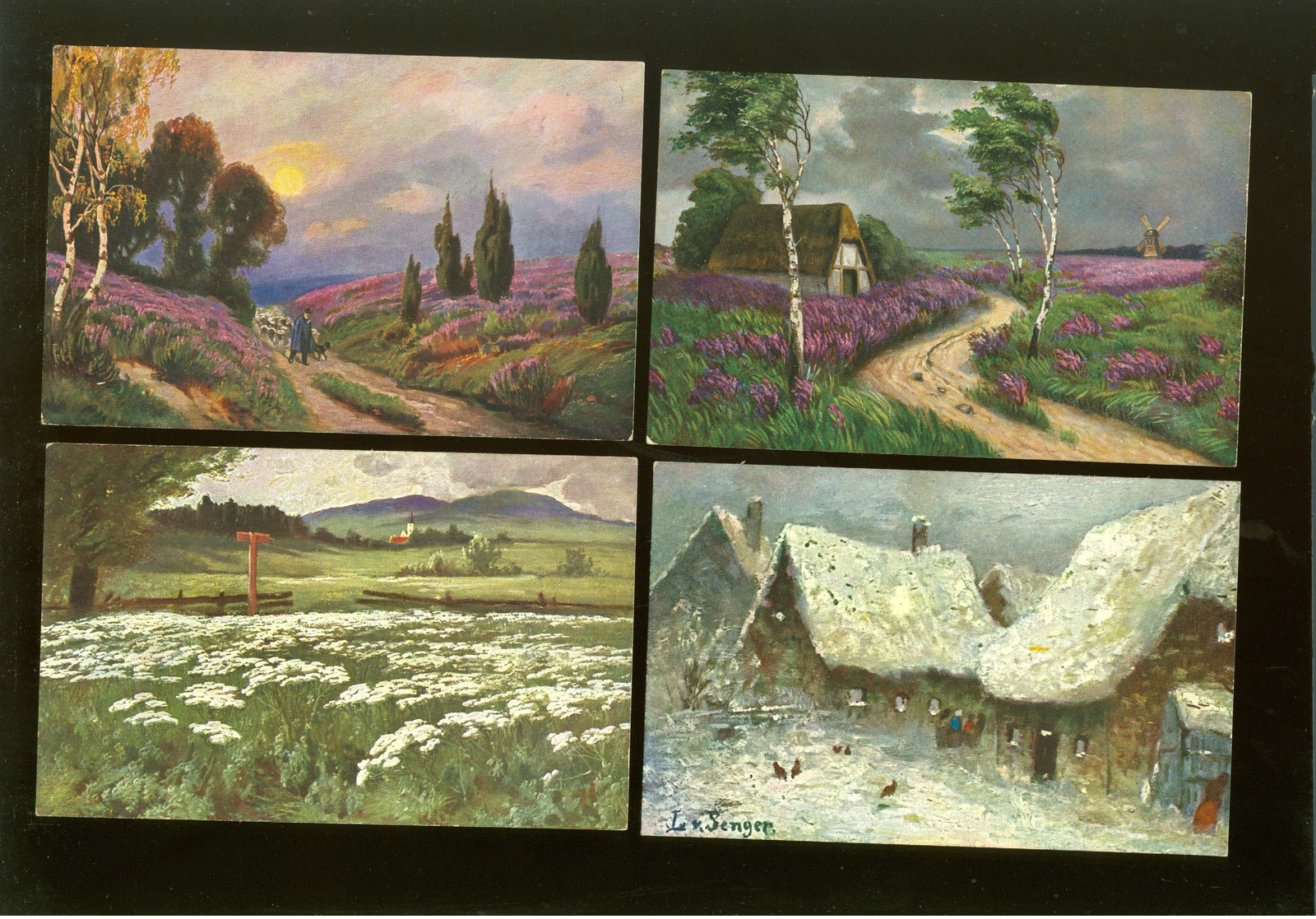 Beau Lot De 60 Cartes Postales De Fantaisie Paysages Paysage Mooi Lot Van 60 Postkaarten Fantasie Landschappen Landschap - 5 - 99 Postkaarten