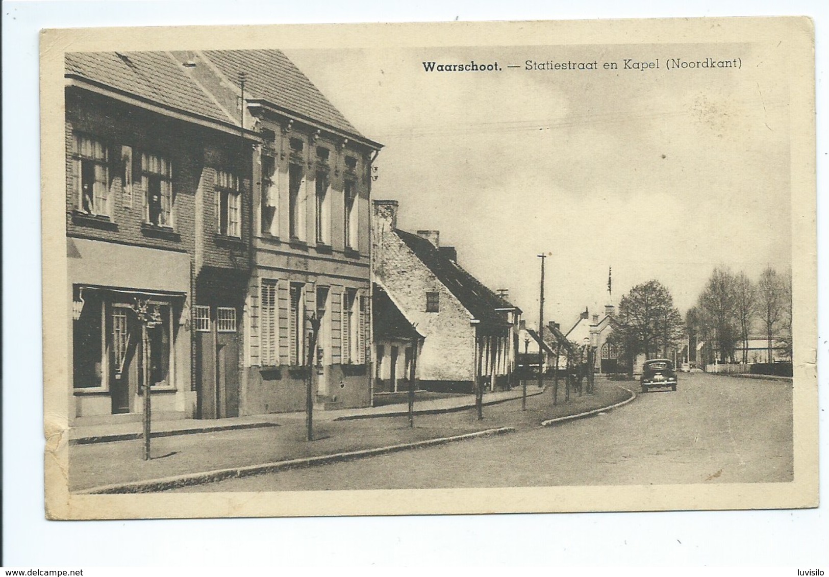 Waarschoot Statiestraat En Kapel ( Staat : Zie Links ) - Waarschoot