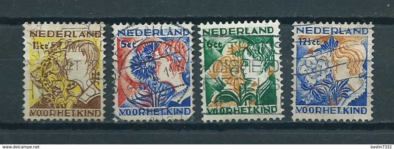 1932 Netherlands Complete Set Child Welfare Used/gebruikt/oblitere - Gebruikt
