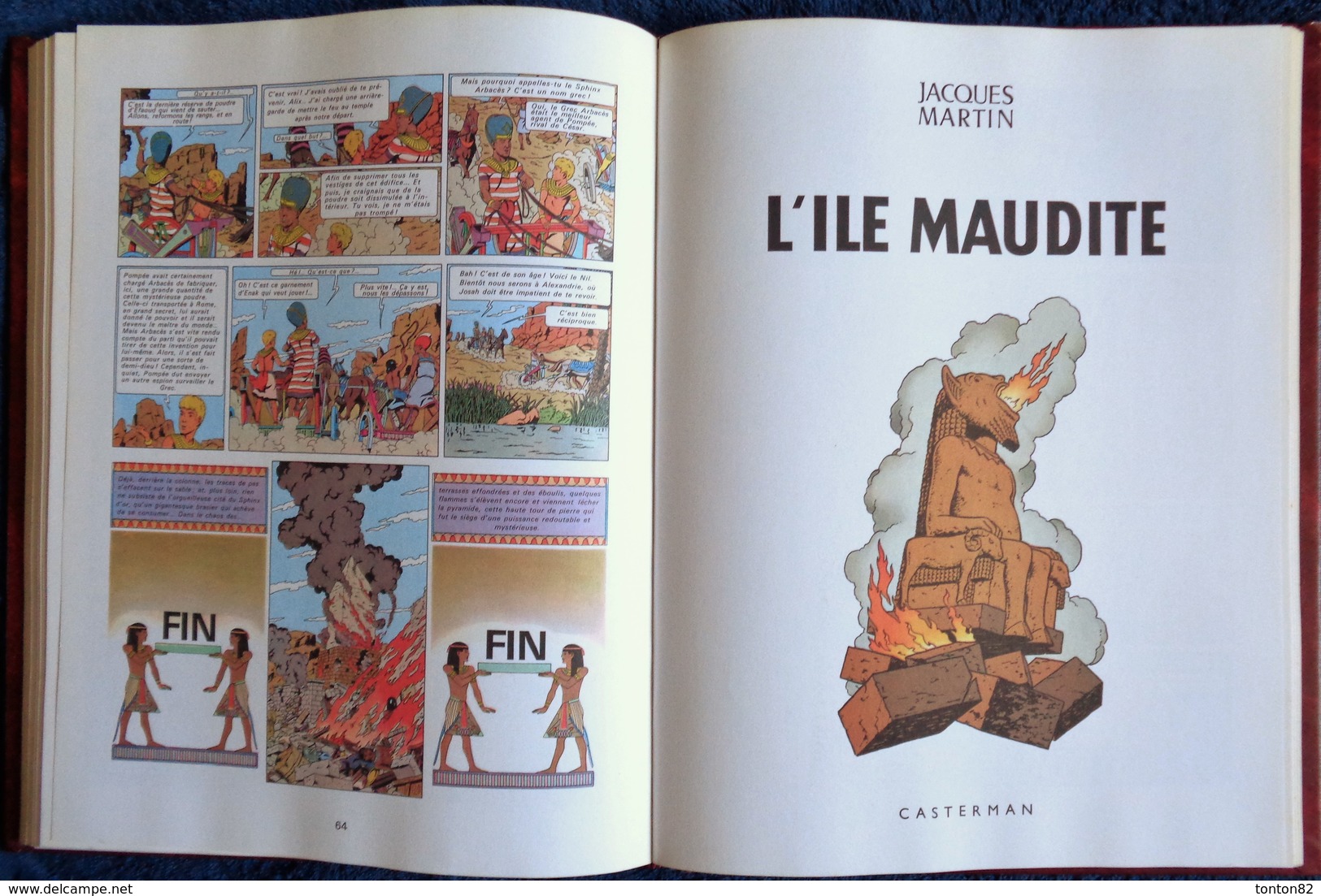 Jacques Martin - ALIX  1 ( Éditions ROMBALDI ) - Les 3 premières aventures d'Alix - ( E.O. 1982 ) .