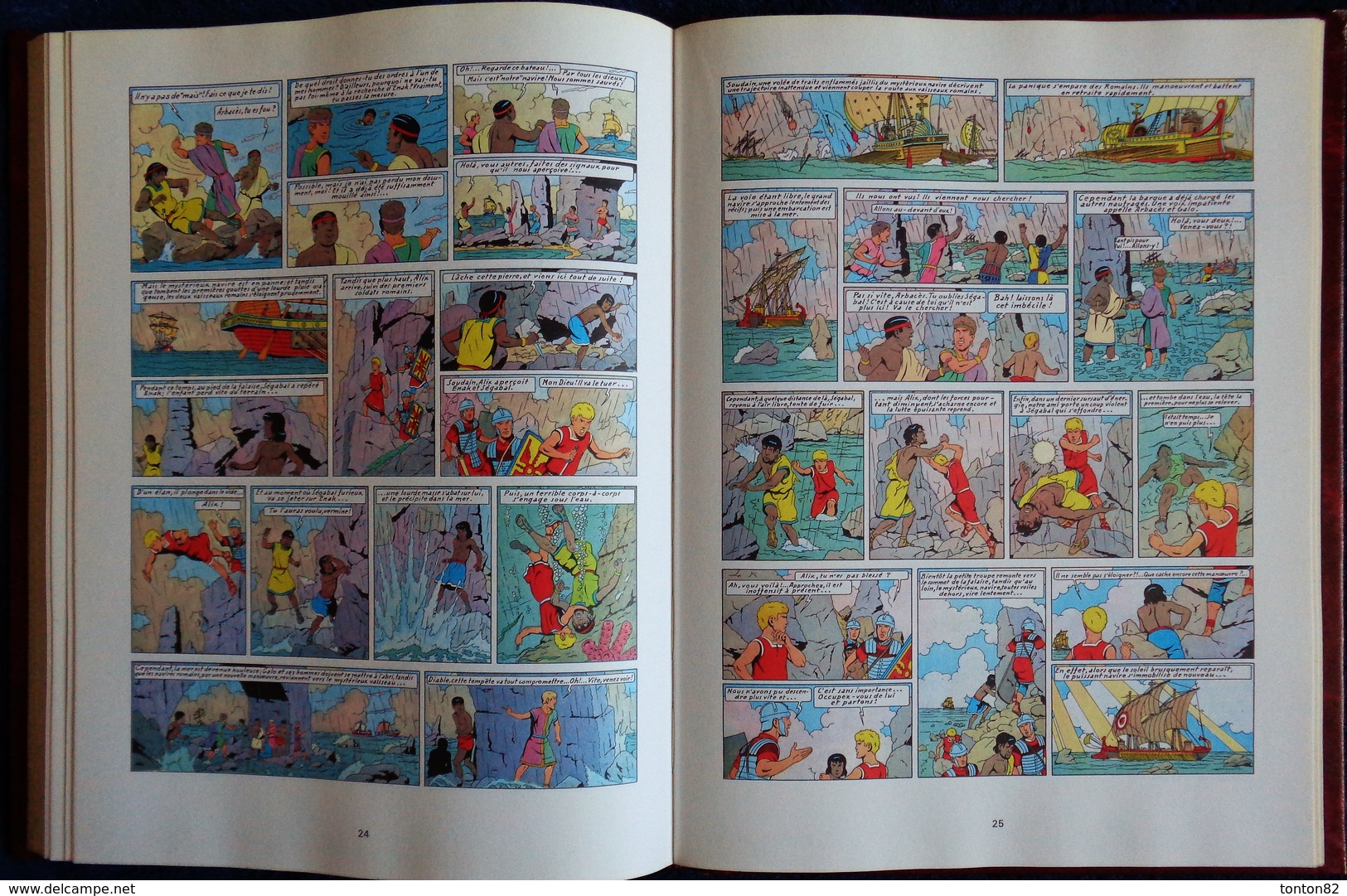 Jacques Martin - ALIX  1 ( Éditions ROMBALDI ) - Les 3 premières aventures d'Alix - ( E.O. 1982 ) .