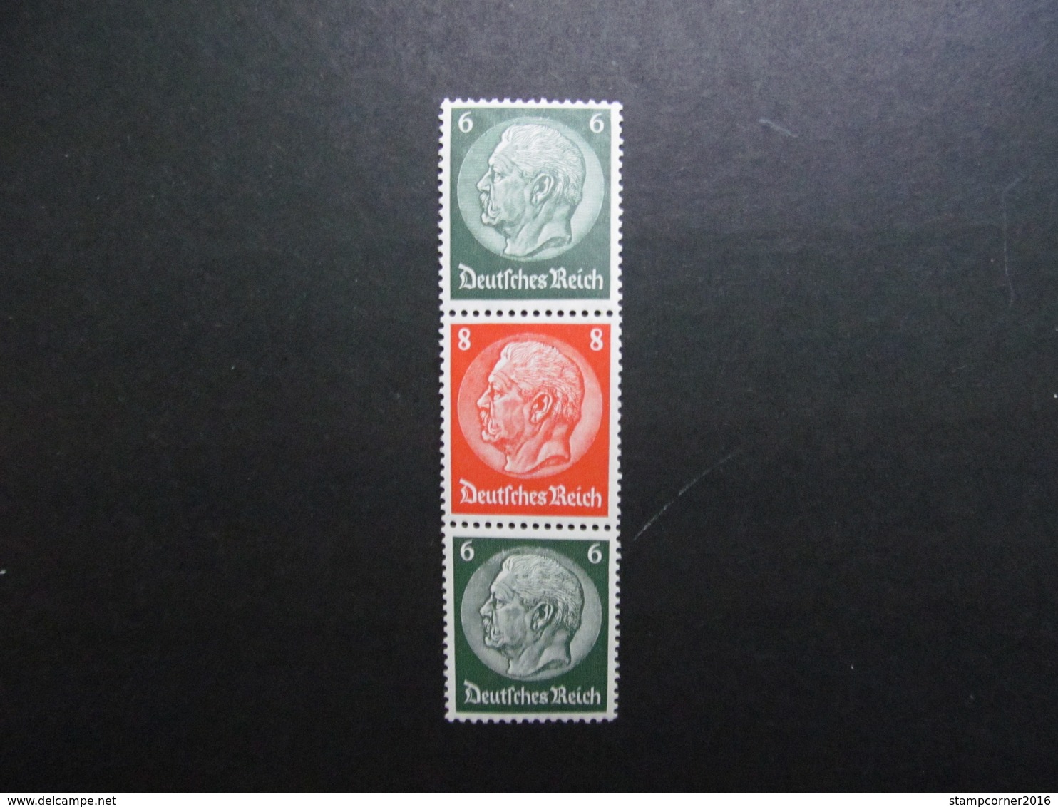 DR-ZD Nr. S160, 1937, Postfrisch/MNH/**/ - Se-Tenant