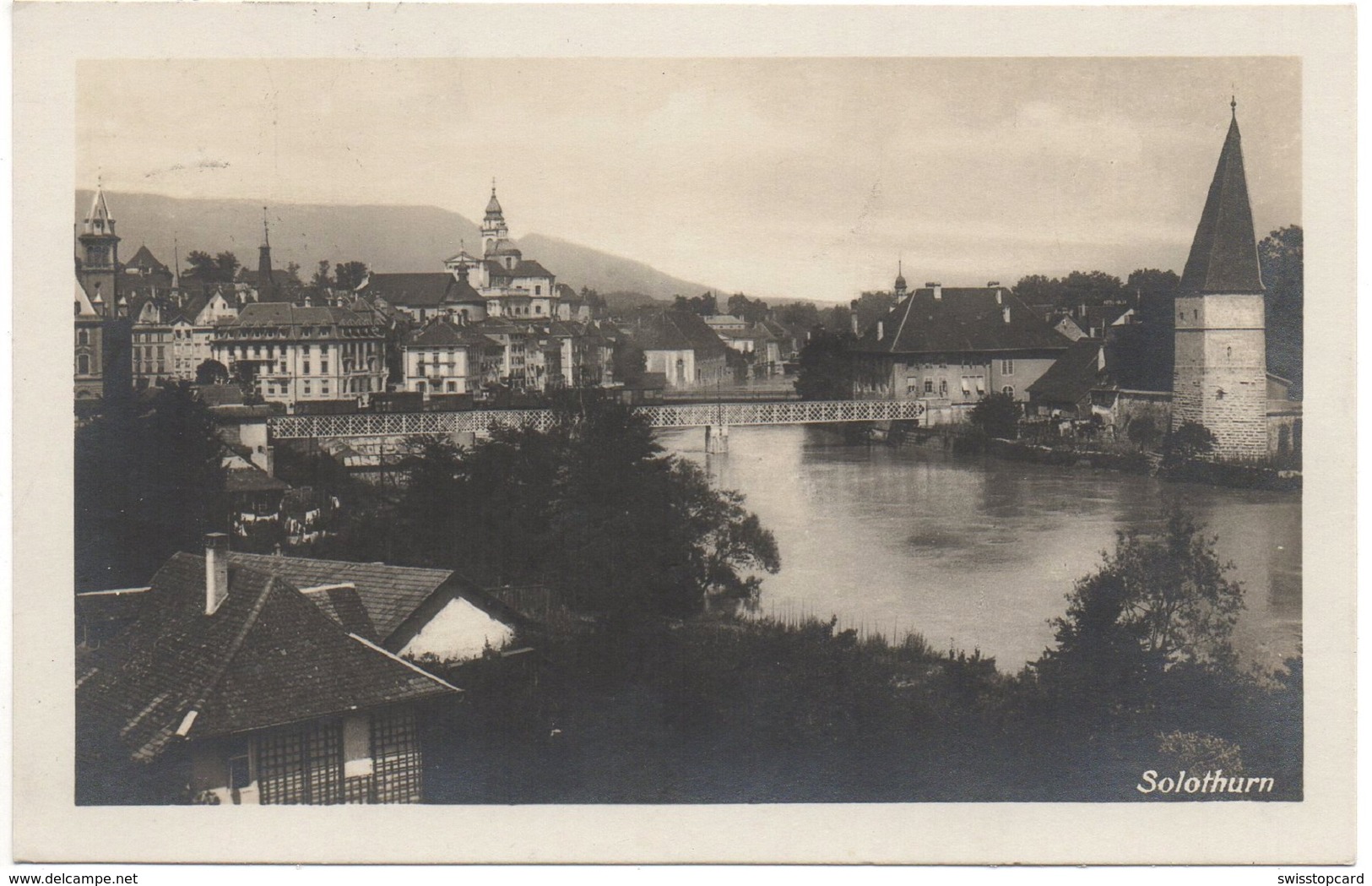 SOLOTHURN Gel. 1924 N. Uznach - Autres & Non Classés