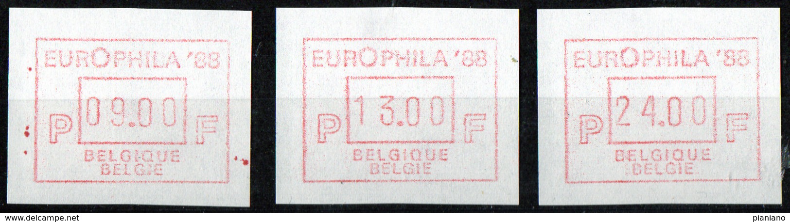 PIA - BEL - 1988 - Tps De Distributeurs : EUROPHILA '88 - (Yv 19) - 1980-99