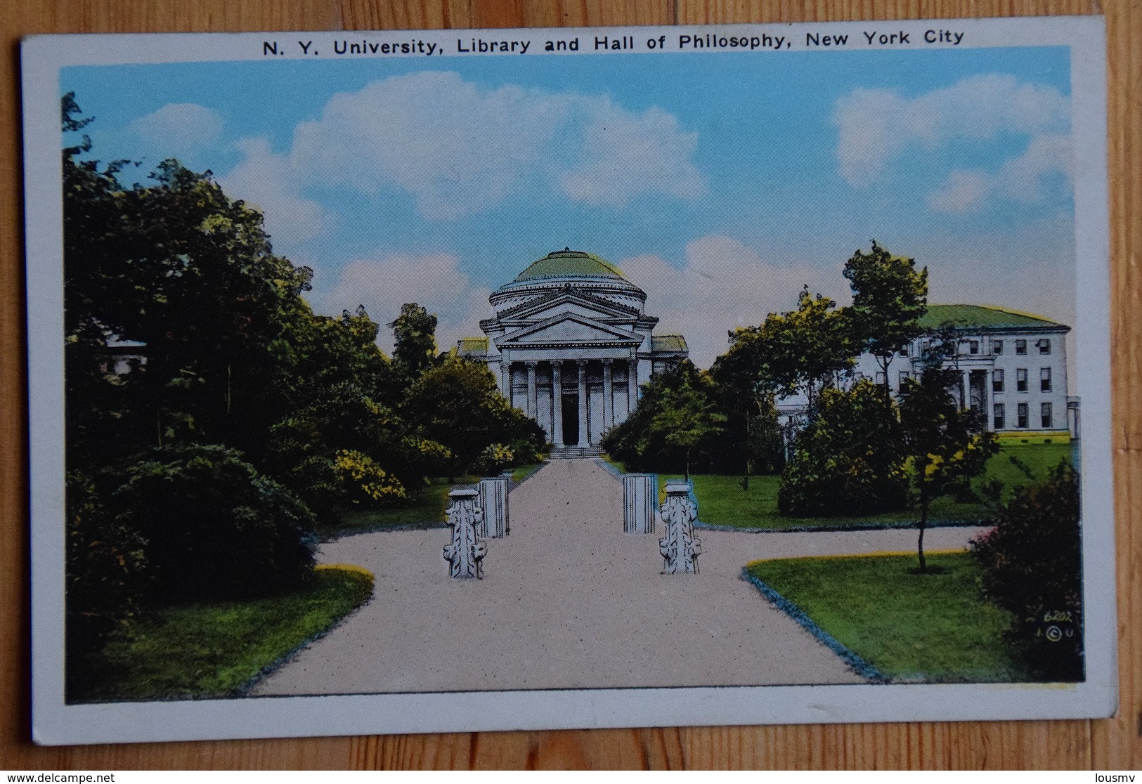 New York University - Library And Hall Of Philosophy - Université De New York City - (n°13819) - Unterricht, Schulen Und Universitäten