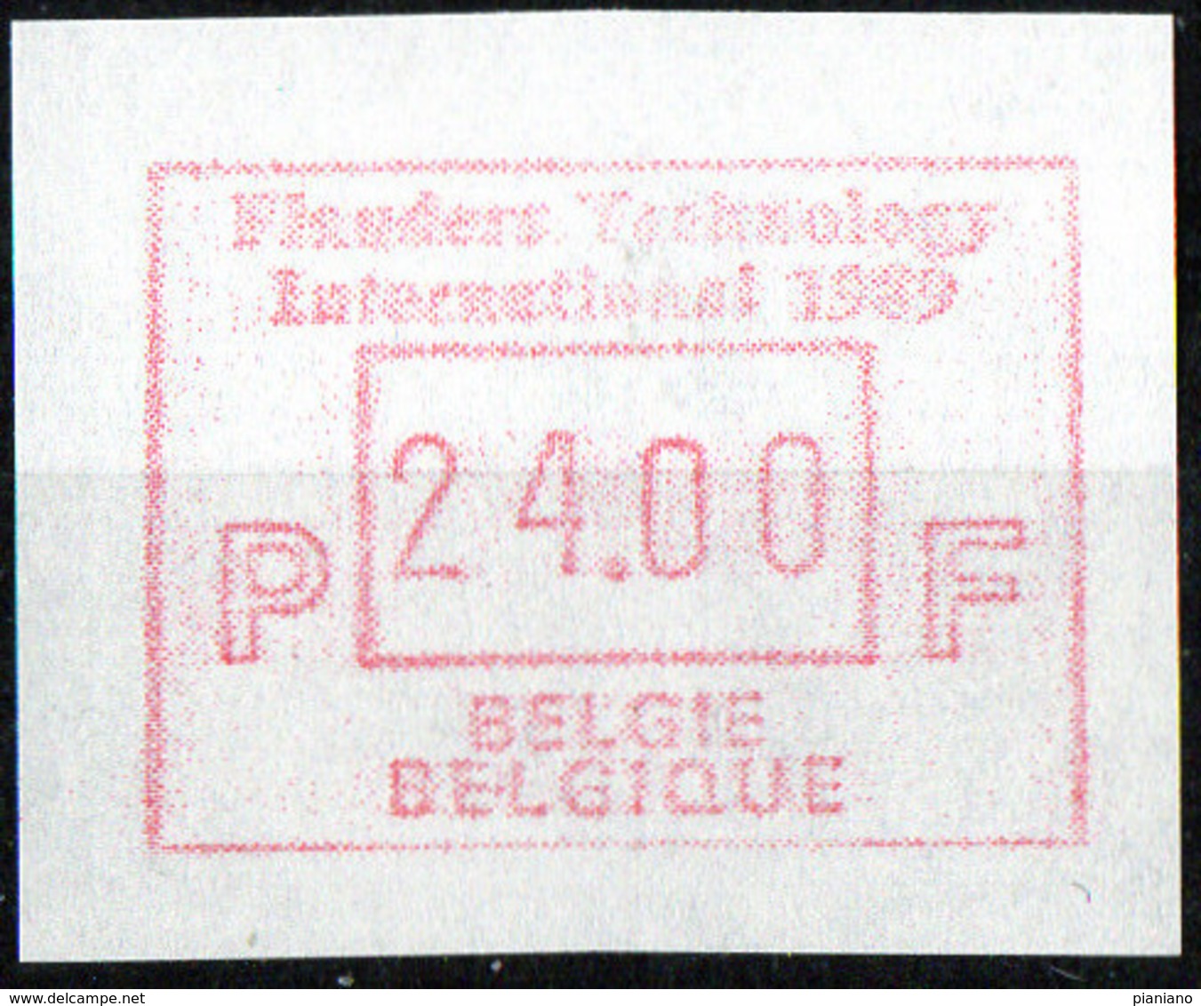 PIA - BEL - 1989 - Salone Internazionale Delle Nuove Tecnologie - A Saint-Denis Westrem - (Yv 21) - 1980-1999