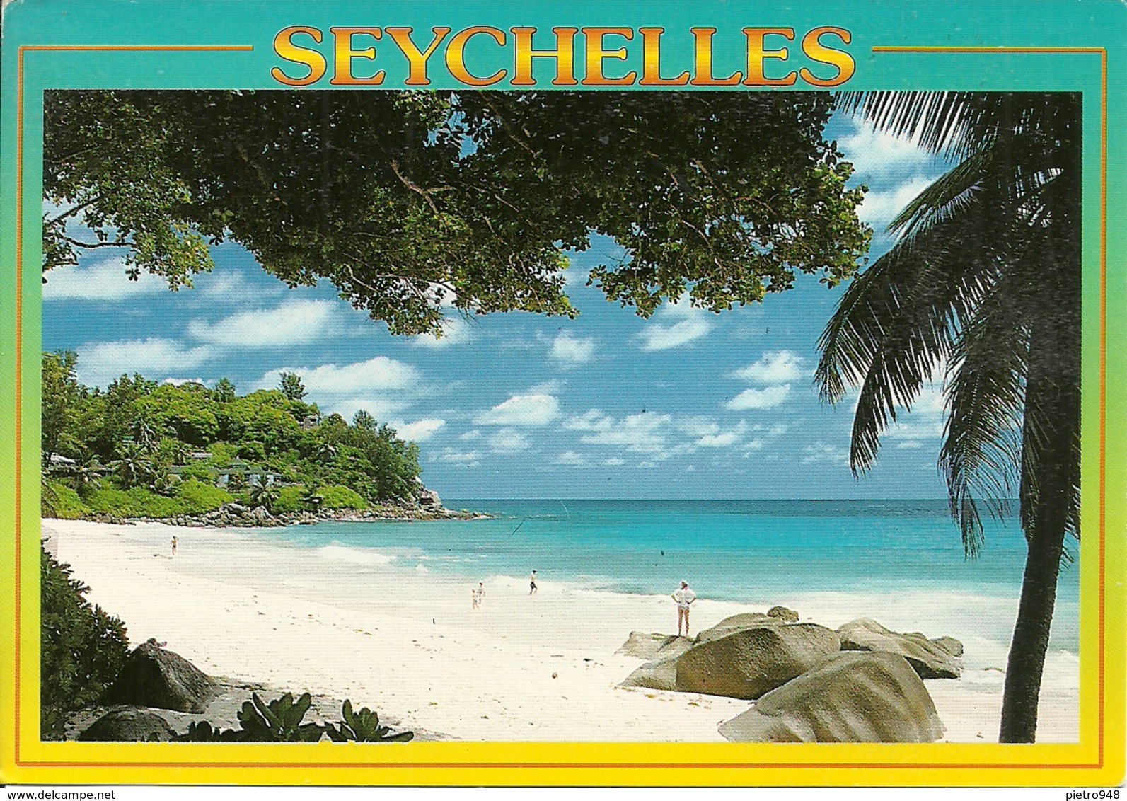 Mahe (Seychelles) North East Point, The Beach, La Plage, Thematic Stamp "Windsurf" - Seychelles