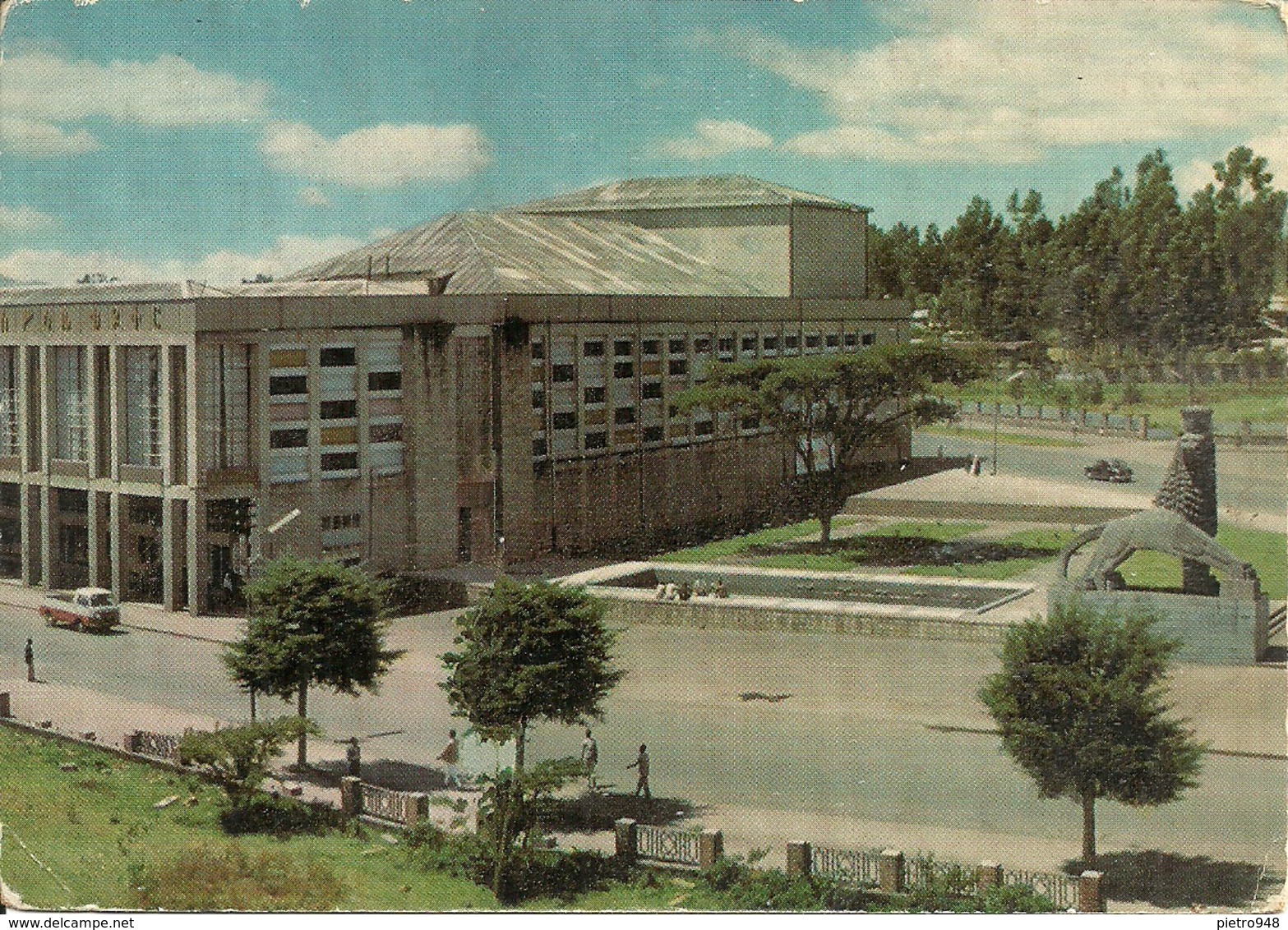 Addis Abeba (Etiopia, Ethiopie) Theatre Haile Selassie 1e, Teatro Hailè Selassiè 1° - Ethiopië