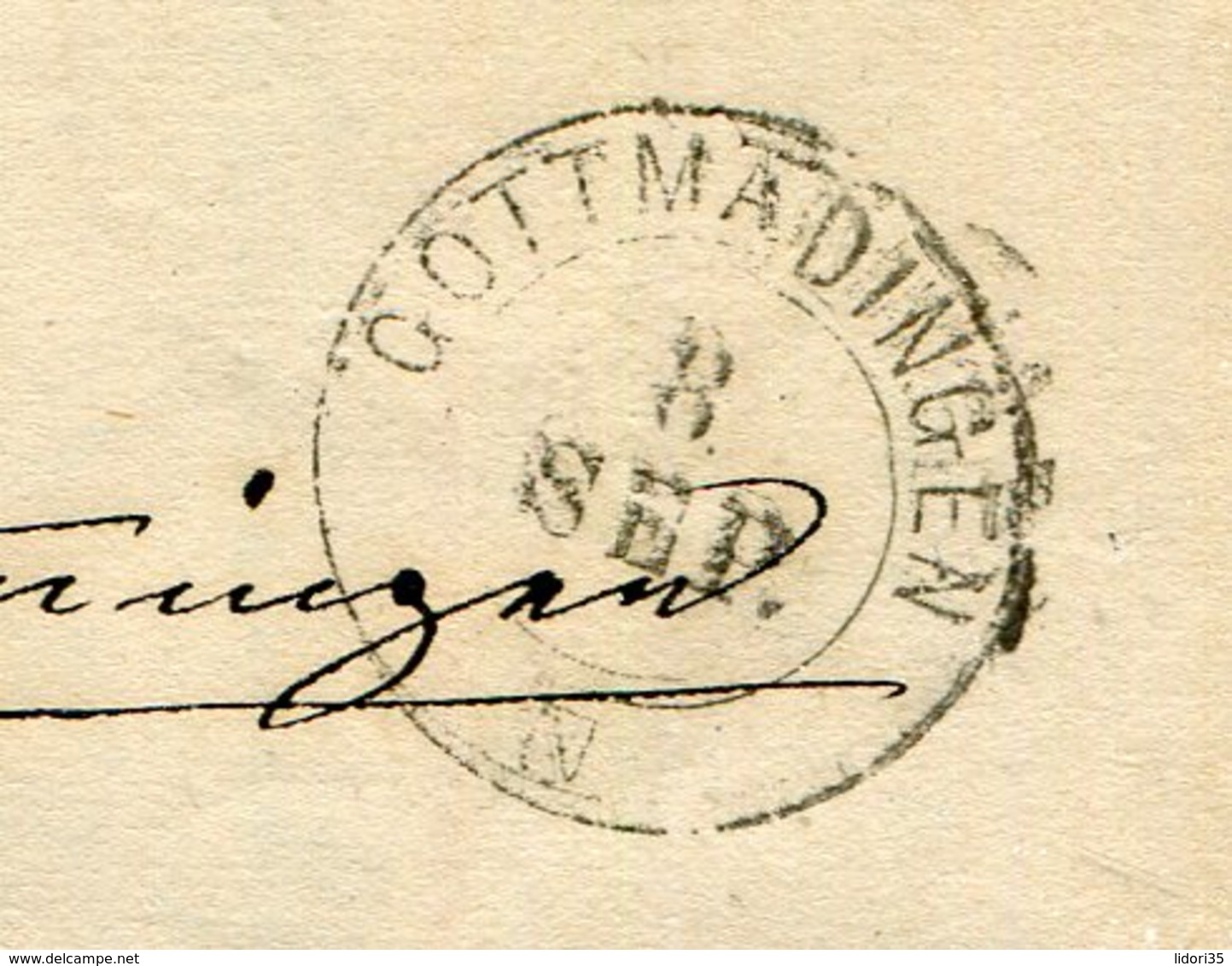 Baden / 1866 / Brief Postablage-Stempel BINNINGEN (Blumenfeld), K2-Stempel Gottmadingen (3/213) - Other & Unclassified