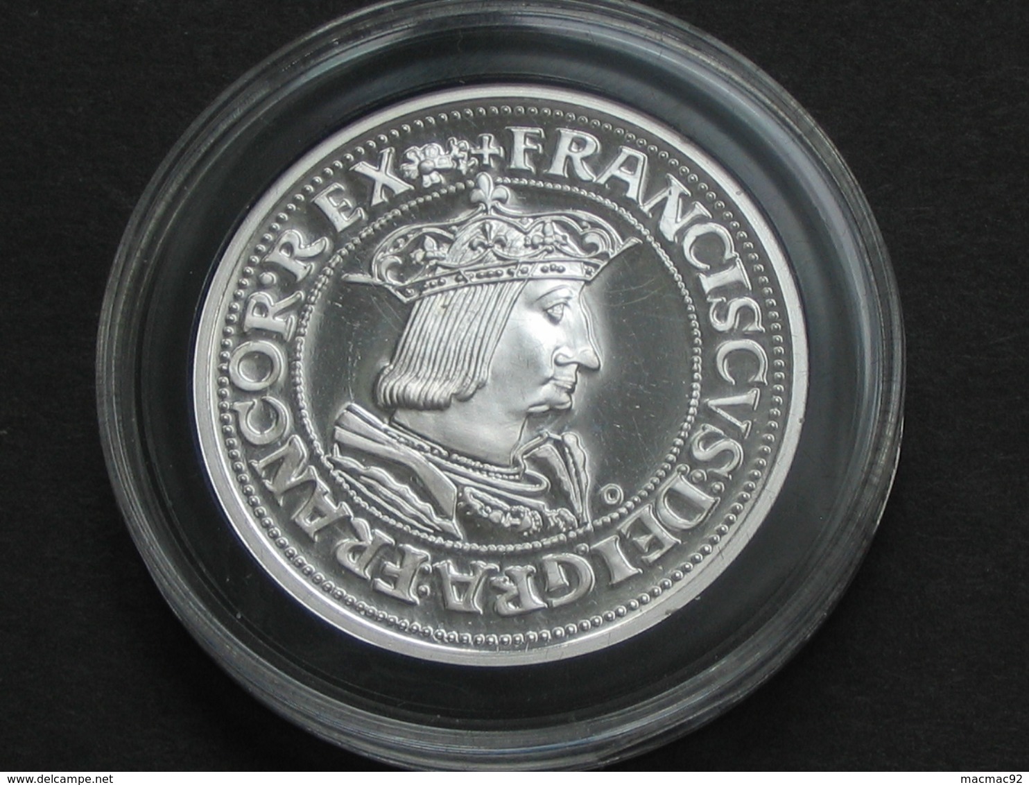 Teston Francois 1er - Magnifique Copie En Argent Pur    **** EN ACHAT IMMEDIAT  **** - 1515-1547 Francis I