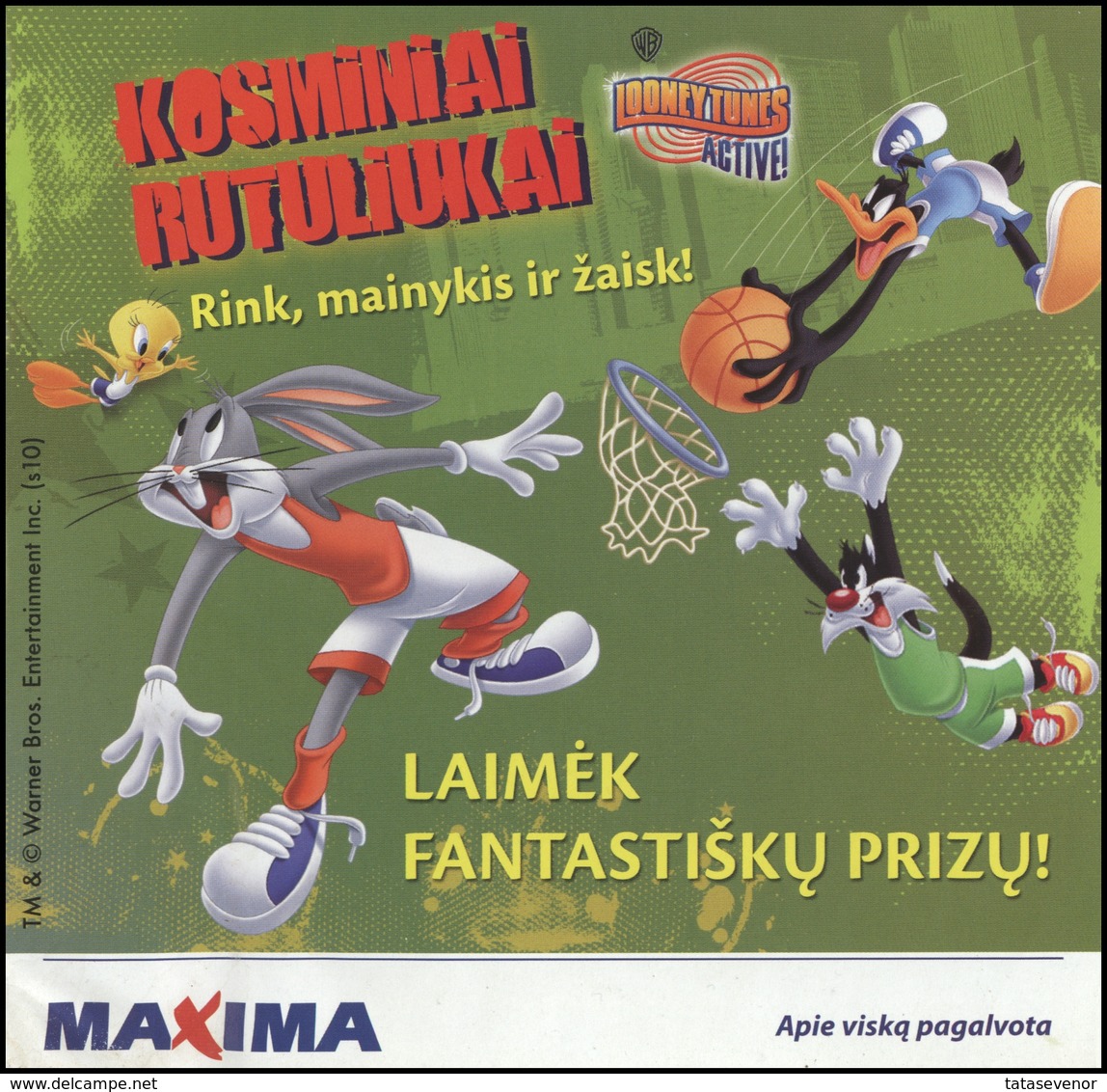 LOONEY TUNES Cosmic Balls And Catalog MAXIMA Shop Lithuania WARNER BROS. Entertainment Inc. - Other & Unclassified