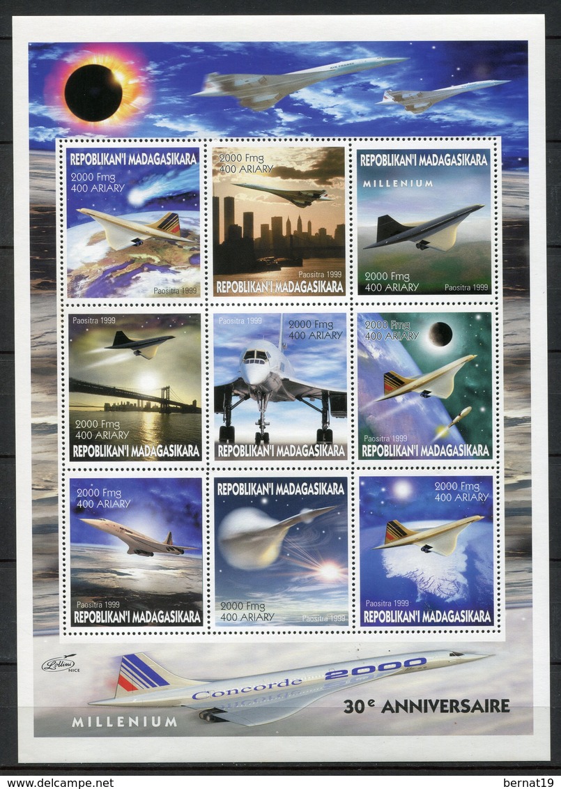 Madagascar 1999. Concorde ** MNH. - Madagascar (1960-...)