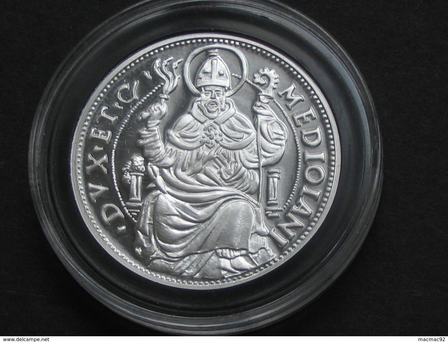 Gros Royal De 6 Sous Au Saint Ambroise Louis XII - Magnifique Copie En Argent Pur *** EN ACHAT IMMEDIAT *** - 1498-1515 Louis XII Le Père Du Peuple