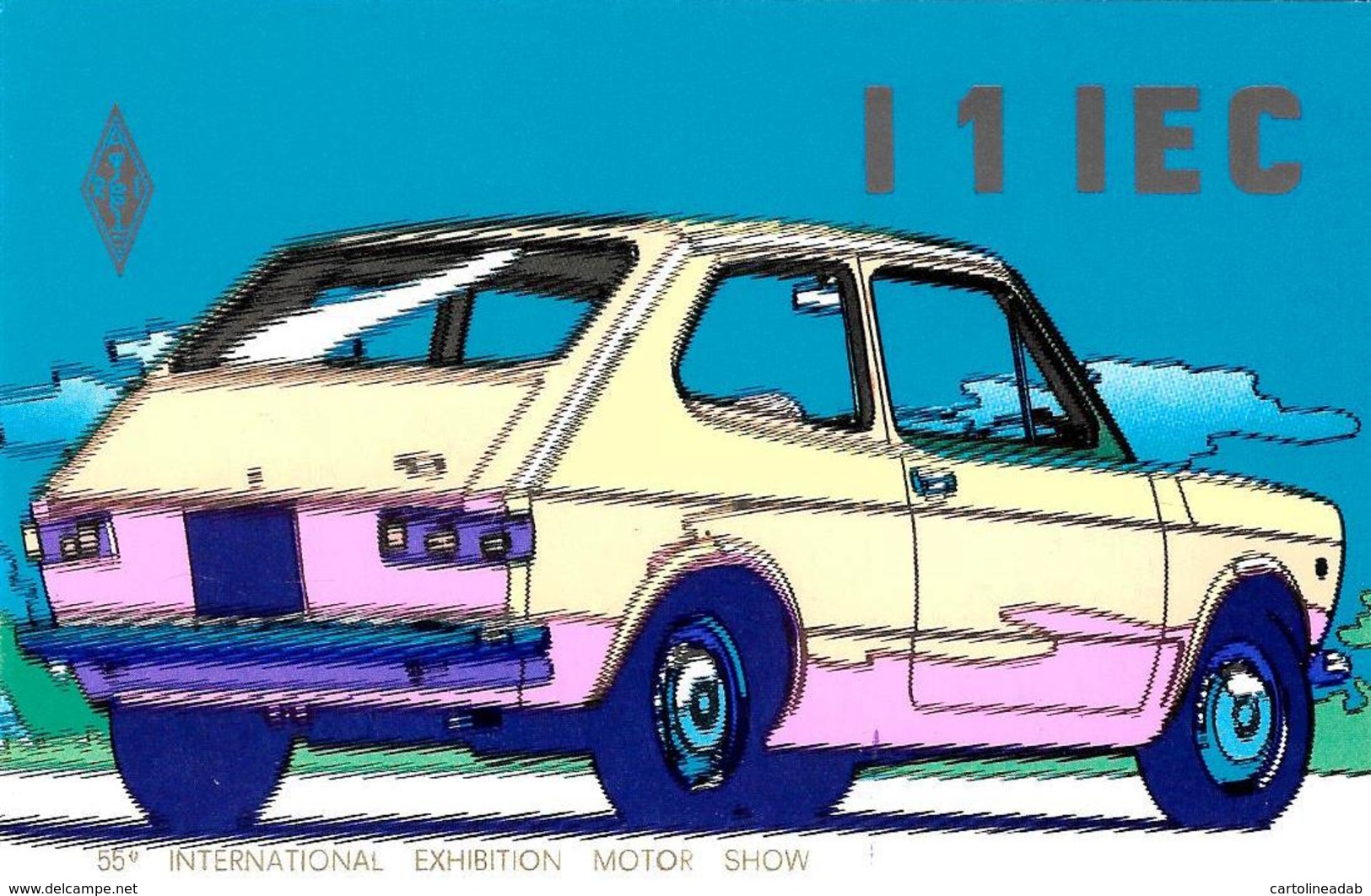 [MD2473] CPM - FIAT 127 - INVITO ALLA PROVA - 55° INTERNATIONAL EXHIBITION MOTOR SHOW - Non Viaggiata - Altri & Non Classificati