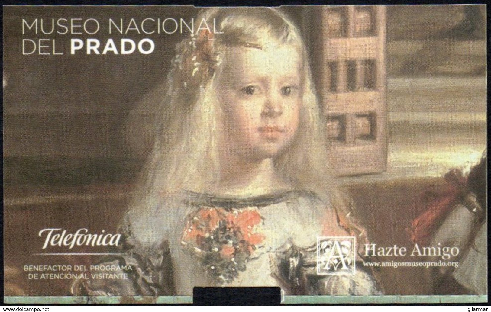 SPAIN MADRID 2018 - MUSEO NACIONAL DEL PRADO - ENTRANCE TICKET - Toegangskaarten