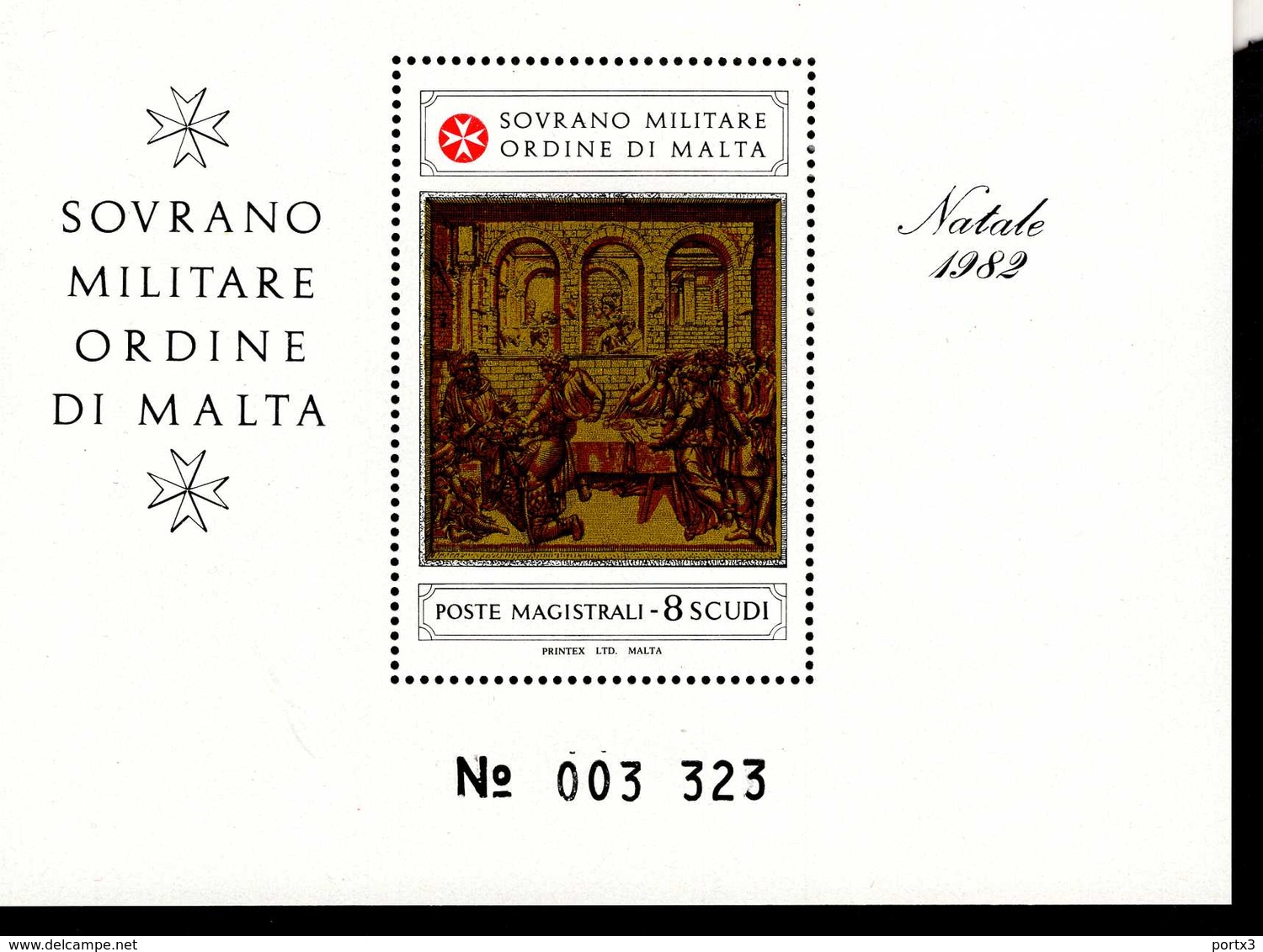 Malteser Orden SMOM Block Natal 1982  MNH Postfrisch  Neuf ** (0011) - Malta (Orden Von)