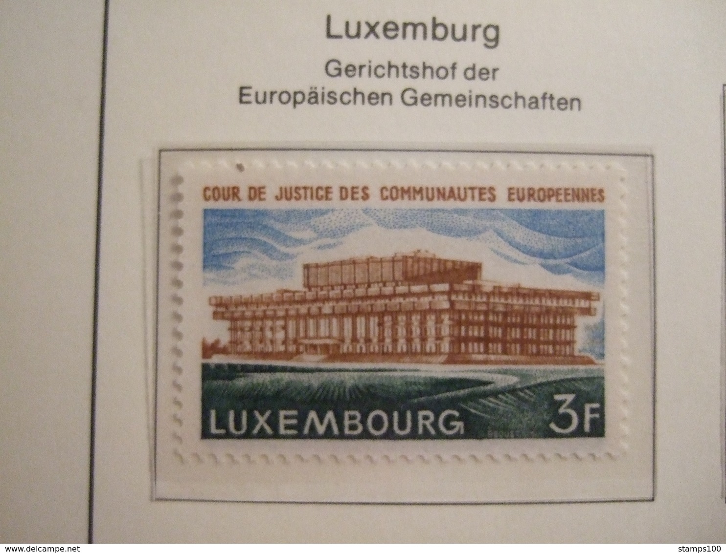 LUXEMBOURG     1972. EU COURT     MNH.    IS22-NVT - European Ideas