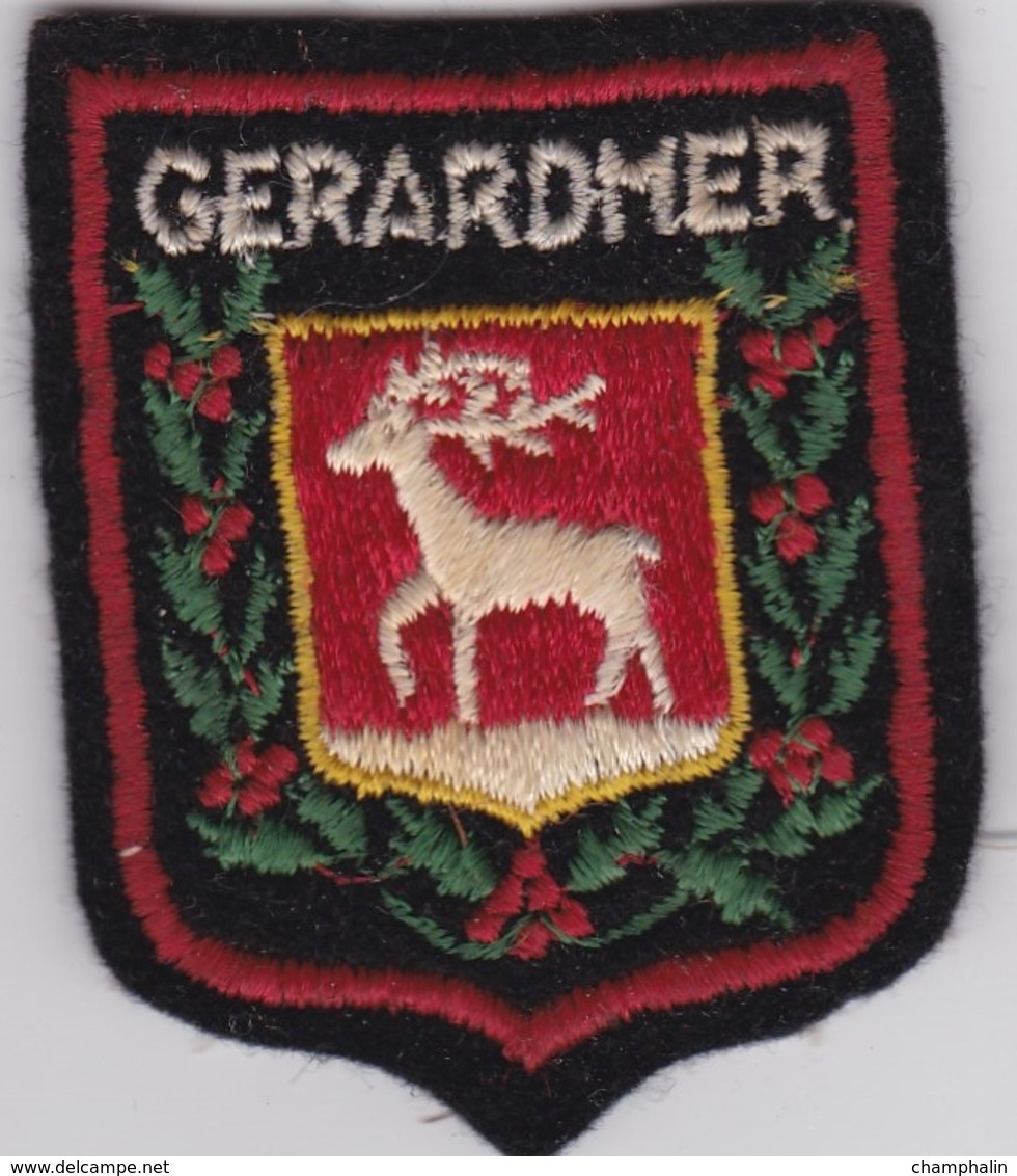 Ecusson Tissu - Gérardmer (88) - Blason - Armoiries - Héraldique - Scudetti In Tela