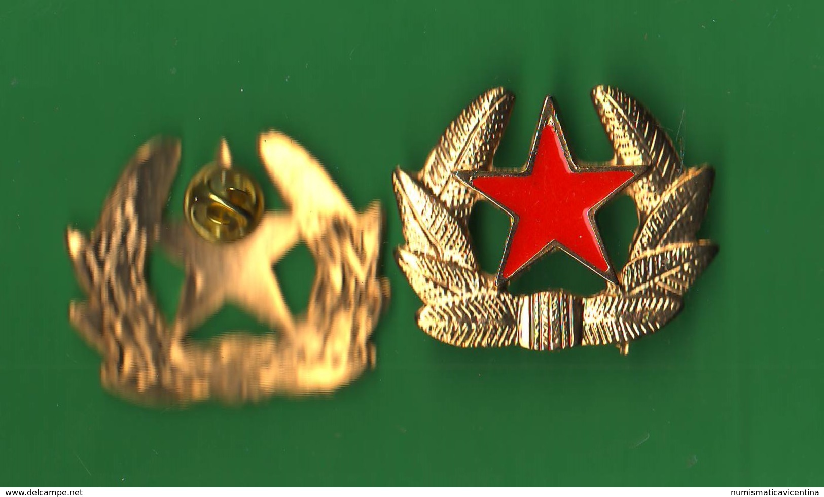 Distintivo URSS Russia CCCP Moderno Stella Rossa Da Colbacco Red Star Roter Stern Étoile Rouge - Altri & Non Classificati