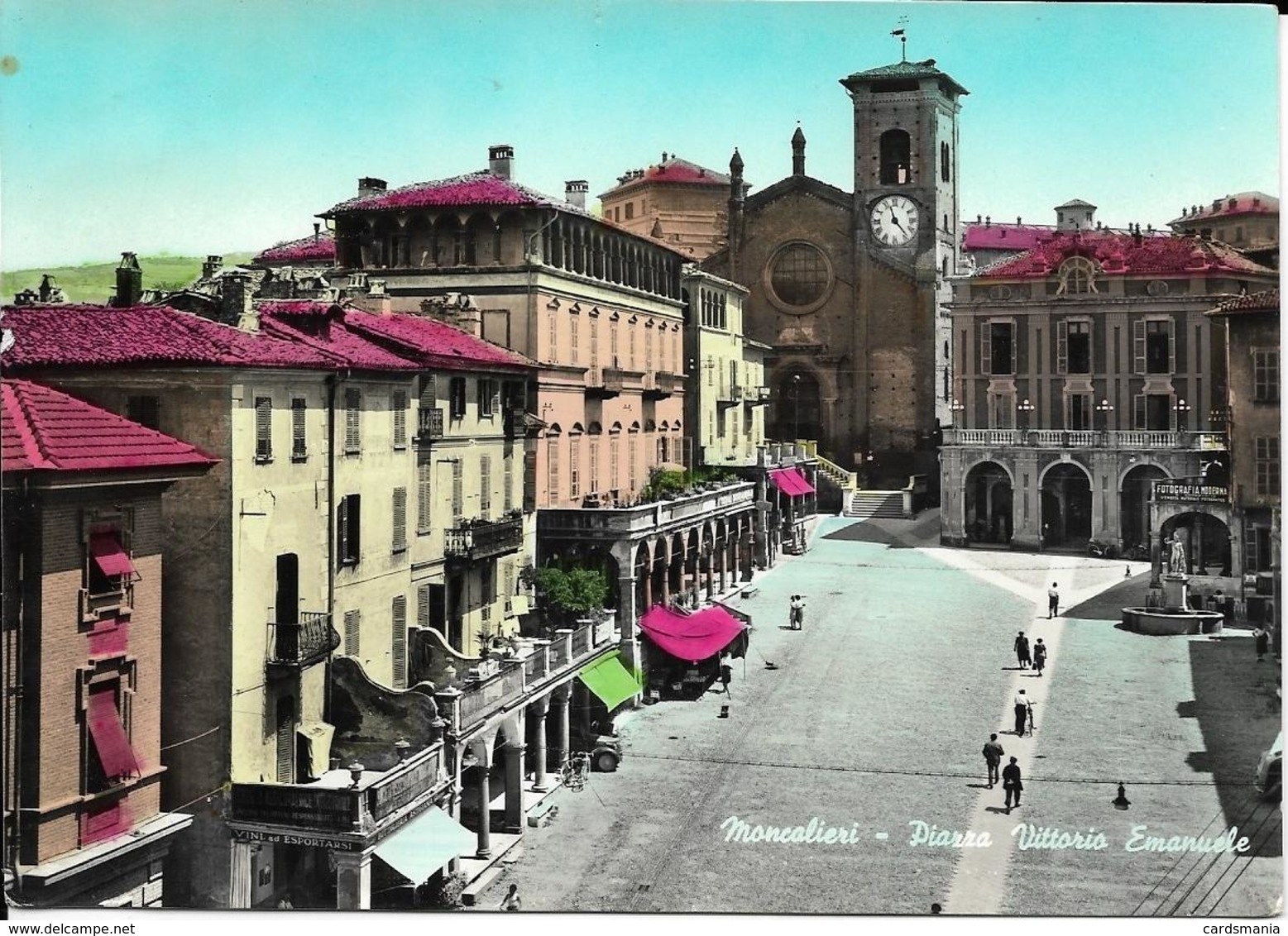 MONCALIERI(TORINO)-Piazza Vittorio Emanuele-1961 - Moncalieri