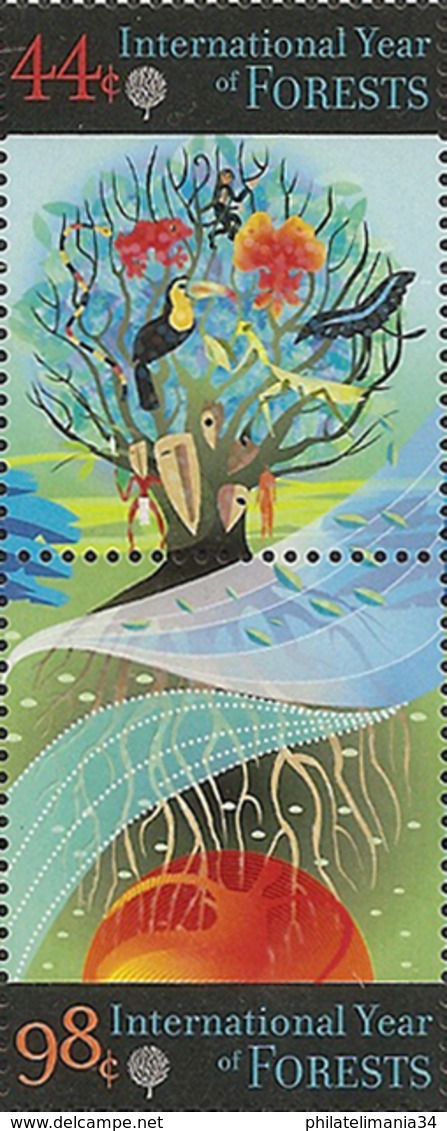 NU 2011 - Bureau De New York - Année Internationale Des Forêts - Unused Stamps