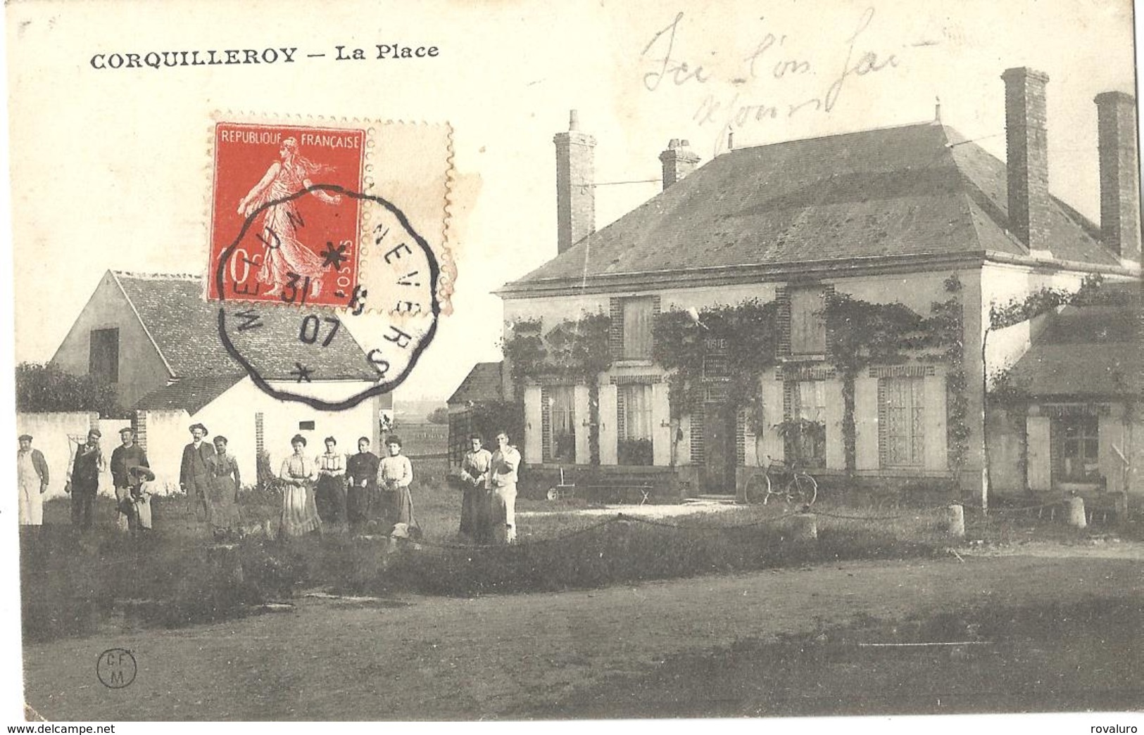 Carte Postale Ancienne CORQUILLEROY La Place - Autres & Non Classés